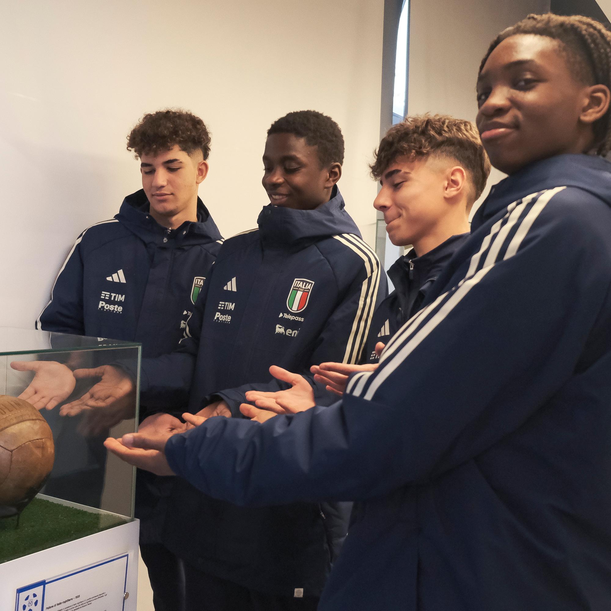 La visita della Nazionale Under 15