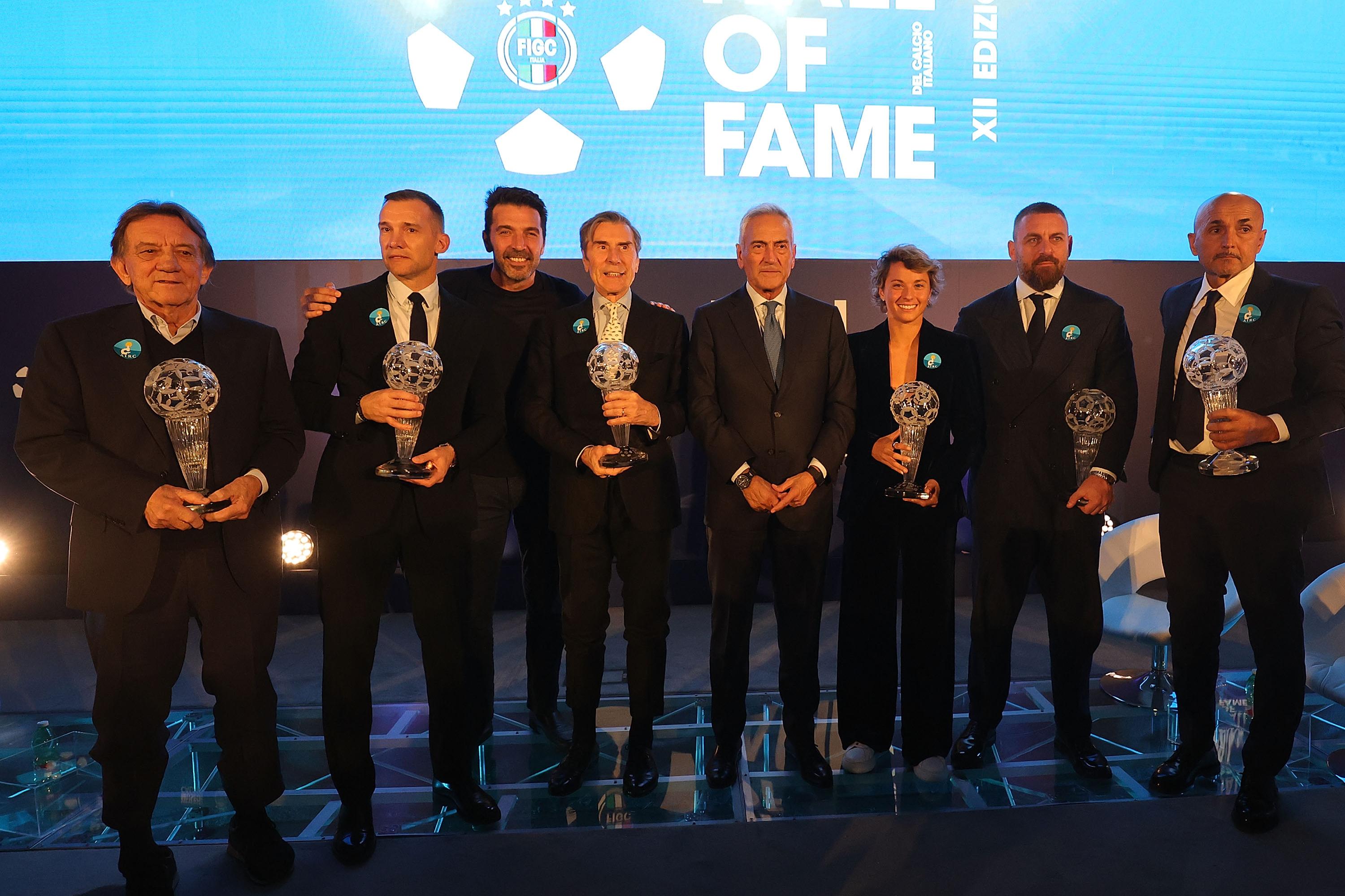 La serata delle stelle a Coverciano, anche il Ct Spalletti entra nella Hall of Fame: \"Un riconoscimento che vale una vita\"