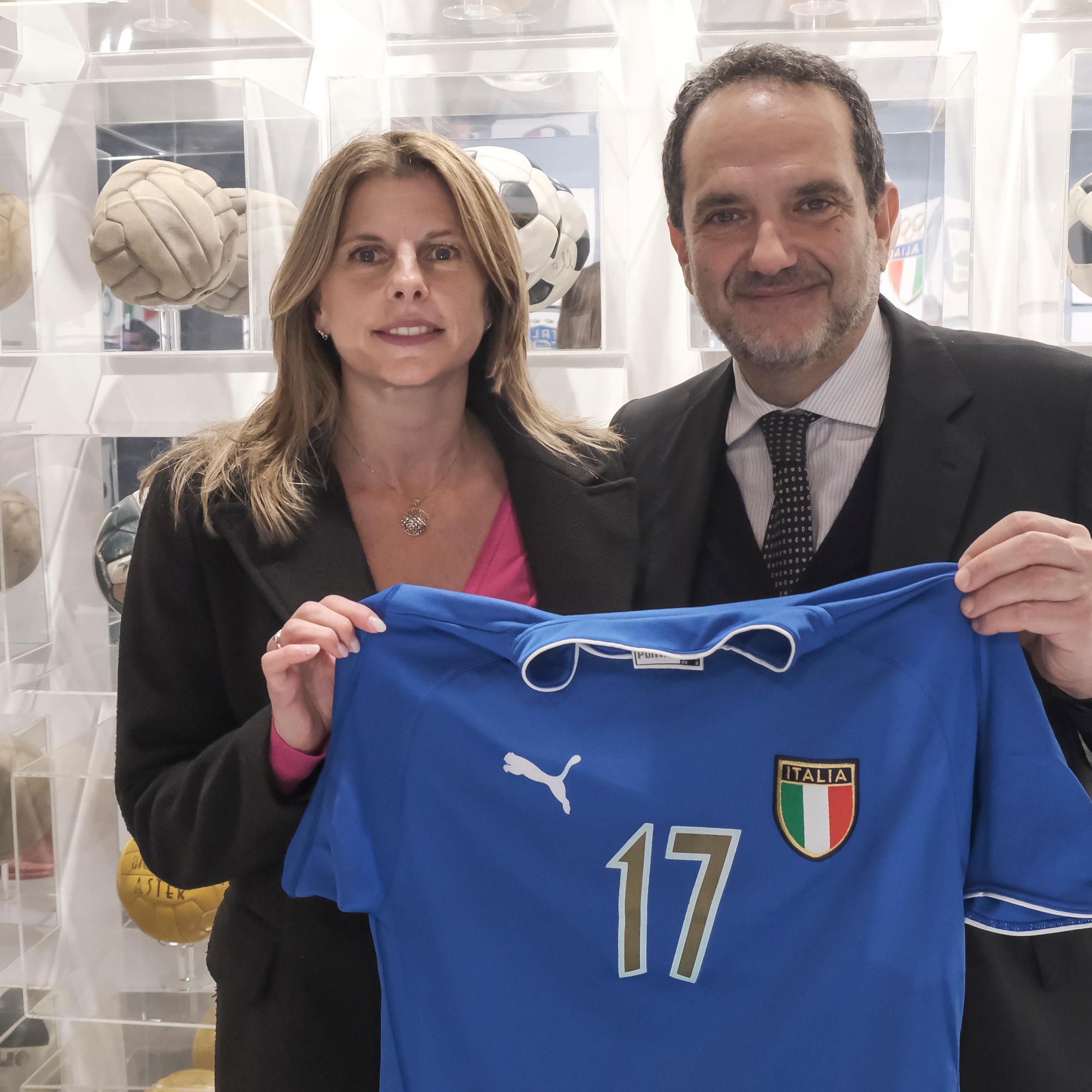 Katia Serra donates Azzurre shirt: \"Incredibly rewarding\"