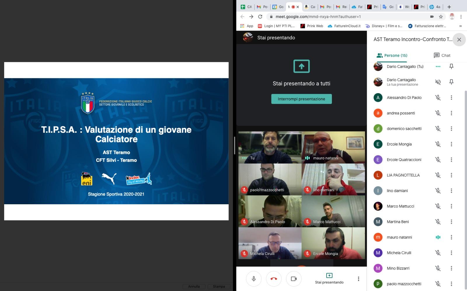 Nell'ambito del Programma di Sviluppo Territoriale, si sono tenuti i primi allenamenti inerenti alle Aree di Sviluppo Territoriale (AST) riservate alle Categorie U12 e U13 - Esordienti , U10 e U11 - Pulcini e da U6 a U9 Primi Calci / Piccoli Amici delle Scuole Calcio interessato dal progetto. Ecco le società che saranno coinvolte nelle prime due AST: AST Teramo - Silvi: Curi Pescara, Delfini Biancazzurri, Gladius Pescara, Pineto Calcio, Fiume Chieti '65, Valle del Vomano. AST L'Aquila - Castel di Sangro: Virtus Castel Frentano, Olympia Cedas, Virtus Lanciano 1924, Valle Peligna, Pro Calcio Junior, San Leucio