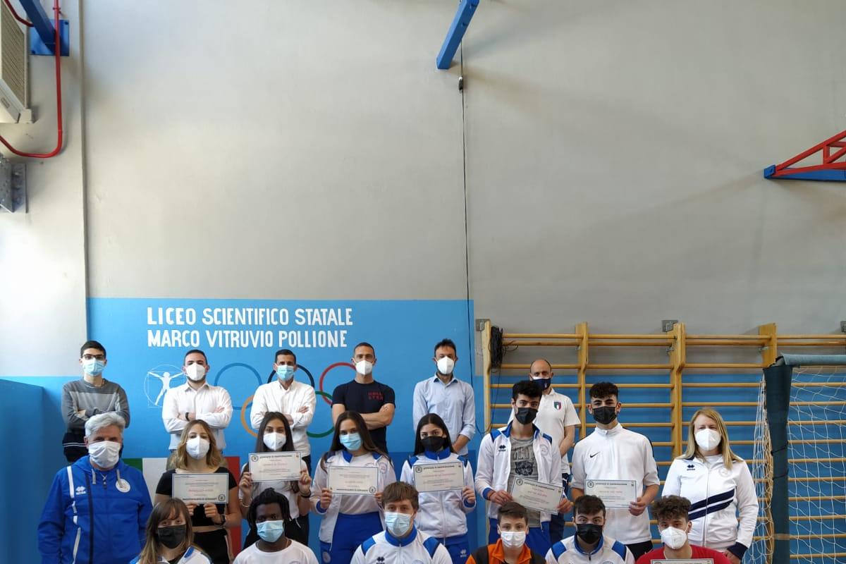 Concluso il corso di arbitro Scolastico al Liceo Scientifico Sportivo \"Vitruvio P.\" di Avezzano