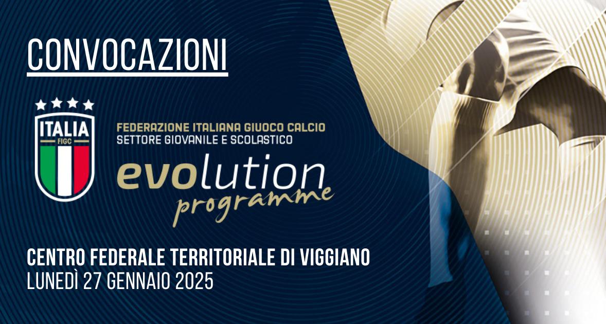 CONVOCAZIONI PER IL CTF DI VIGGIANO DEL 27 GENNAIO 2025