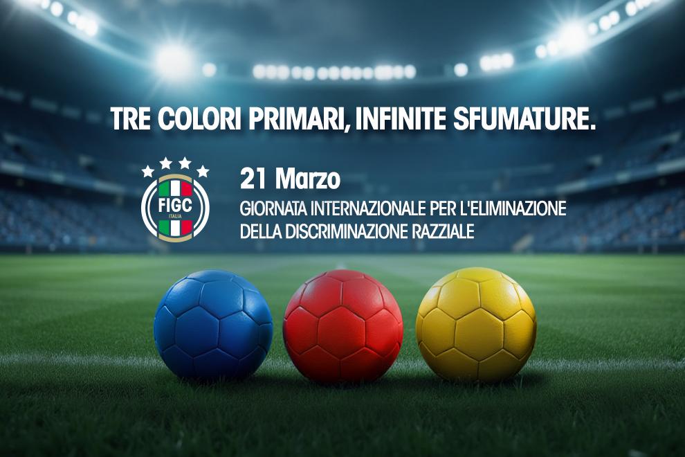 Giornata Mondiale contro la discriminazione razziale: proiettata al 'Meazza' la campagna FIGC 'Tre colori primari, infinite sfumature'