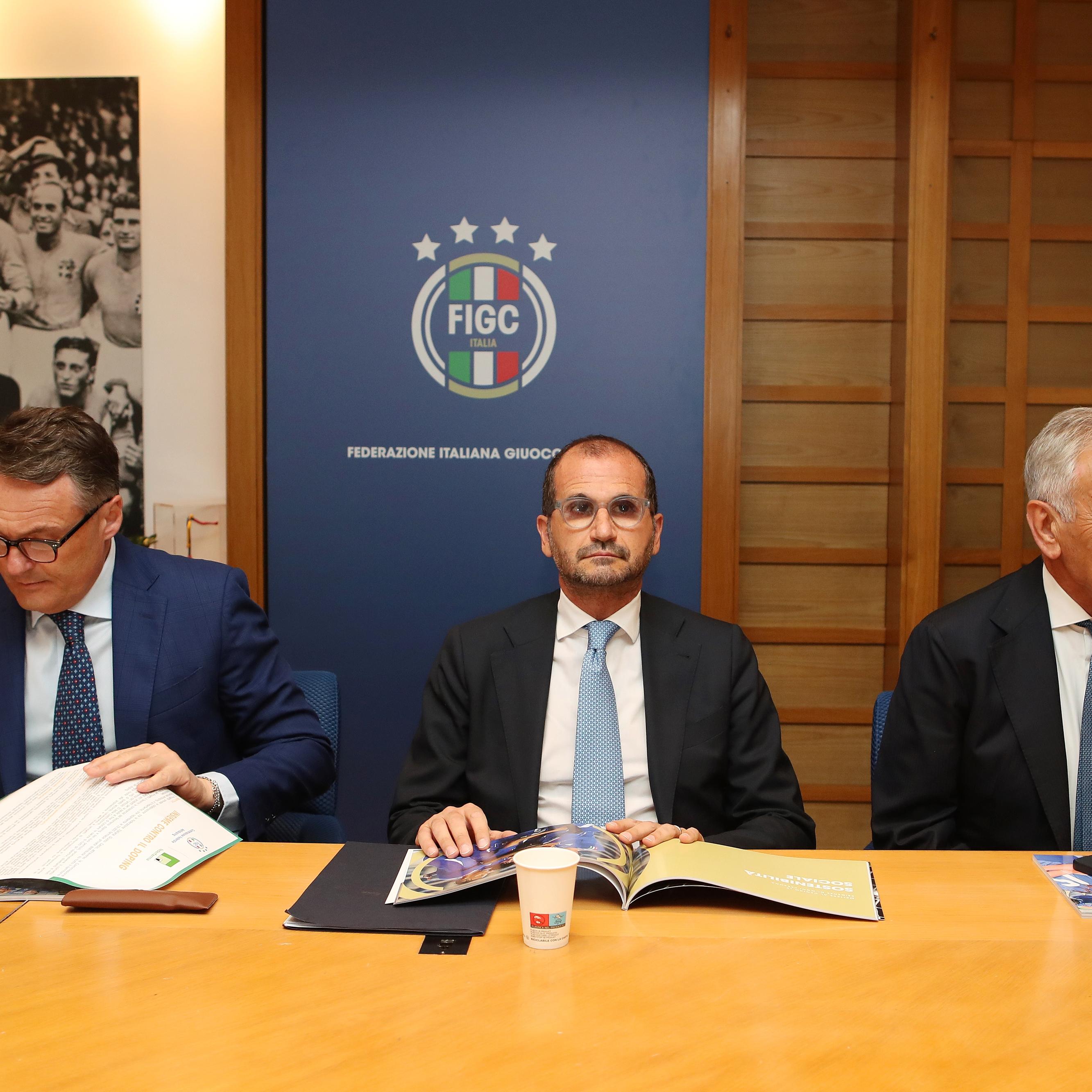 'Insieme contro il doping': presentato il progetto di FIGC e Federfarma per la tutela della salute