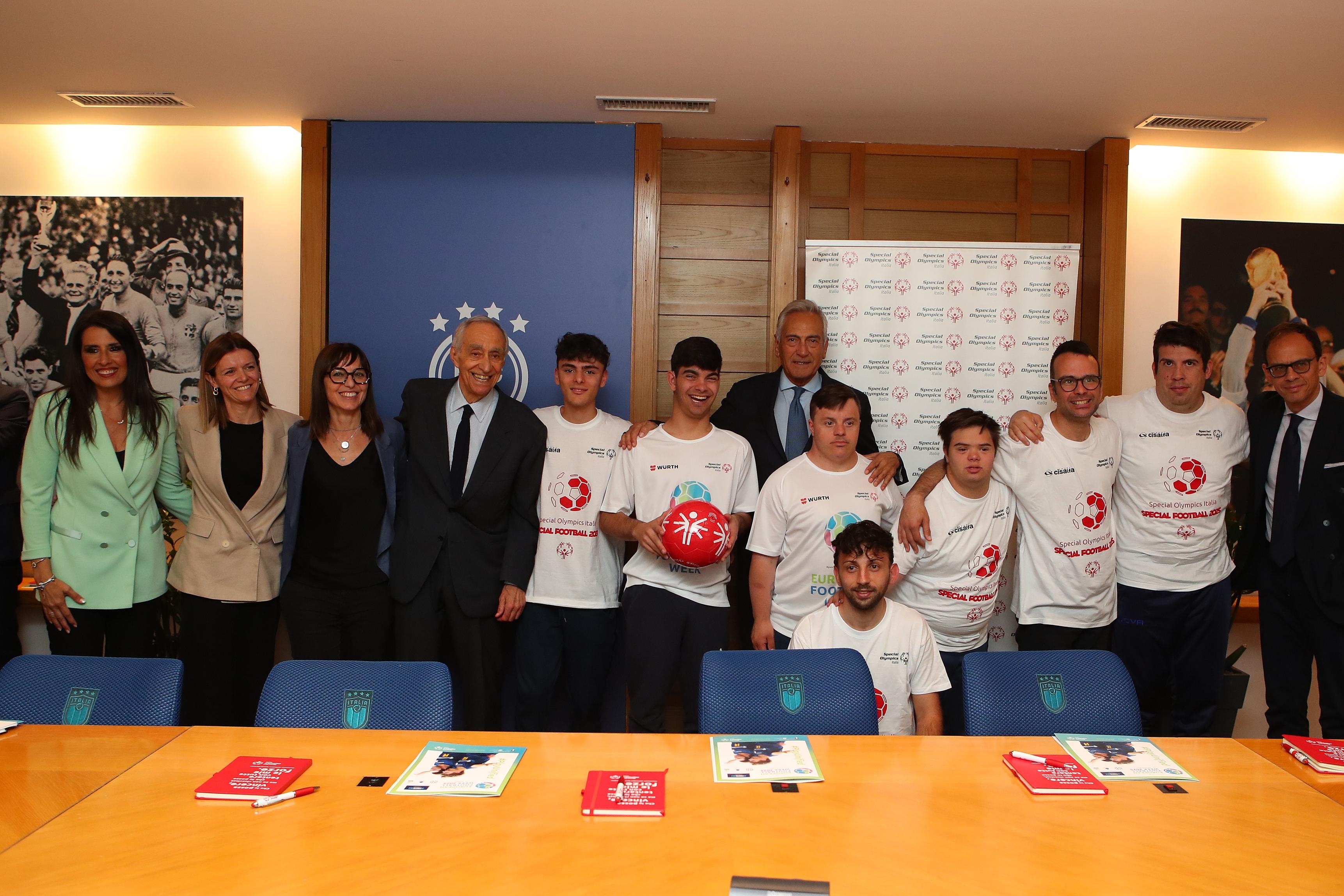 Presentata la 'European Football Week' di Special Olympics. Gravina: \"FIGC orgogliosa di sostenere questo progetto all’insegna dell’inclusione\"