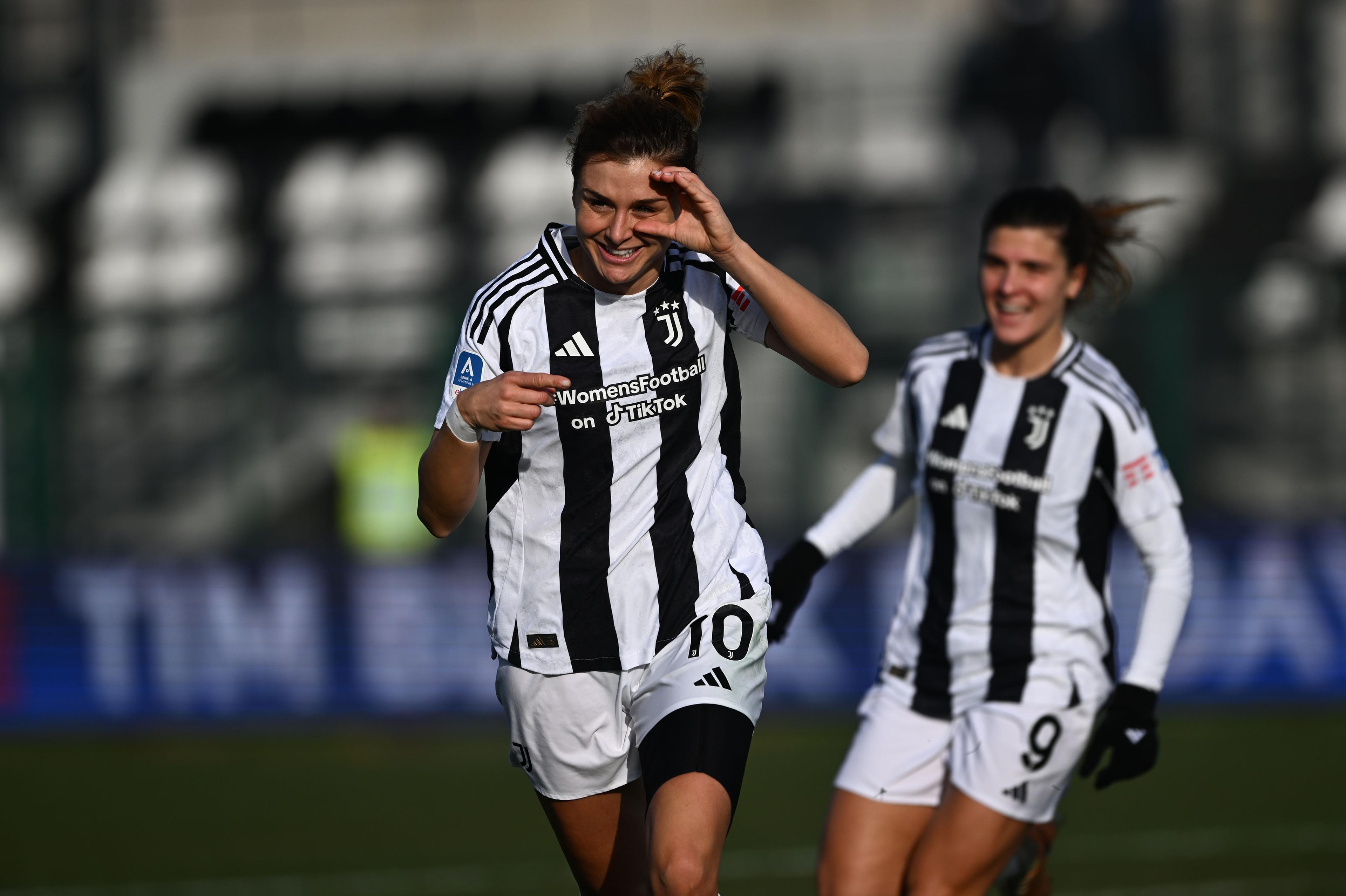 Cristiana Girelli (Juventus Women) ; December 8; 2024 - Football : Italian championship 2024 2025 Femminile ; 12°Day; match between Juventus Women 3-2 Lazio Women at Vittorio Pozzo Lamarmora Stadium ; Biella, Italy; ;( photo by aicfoto)(ITALY) [0855]