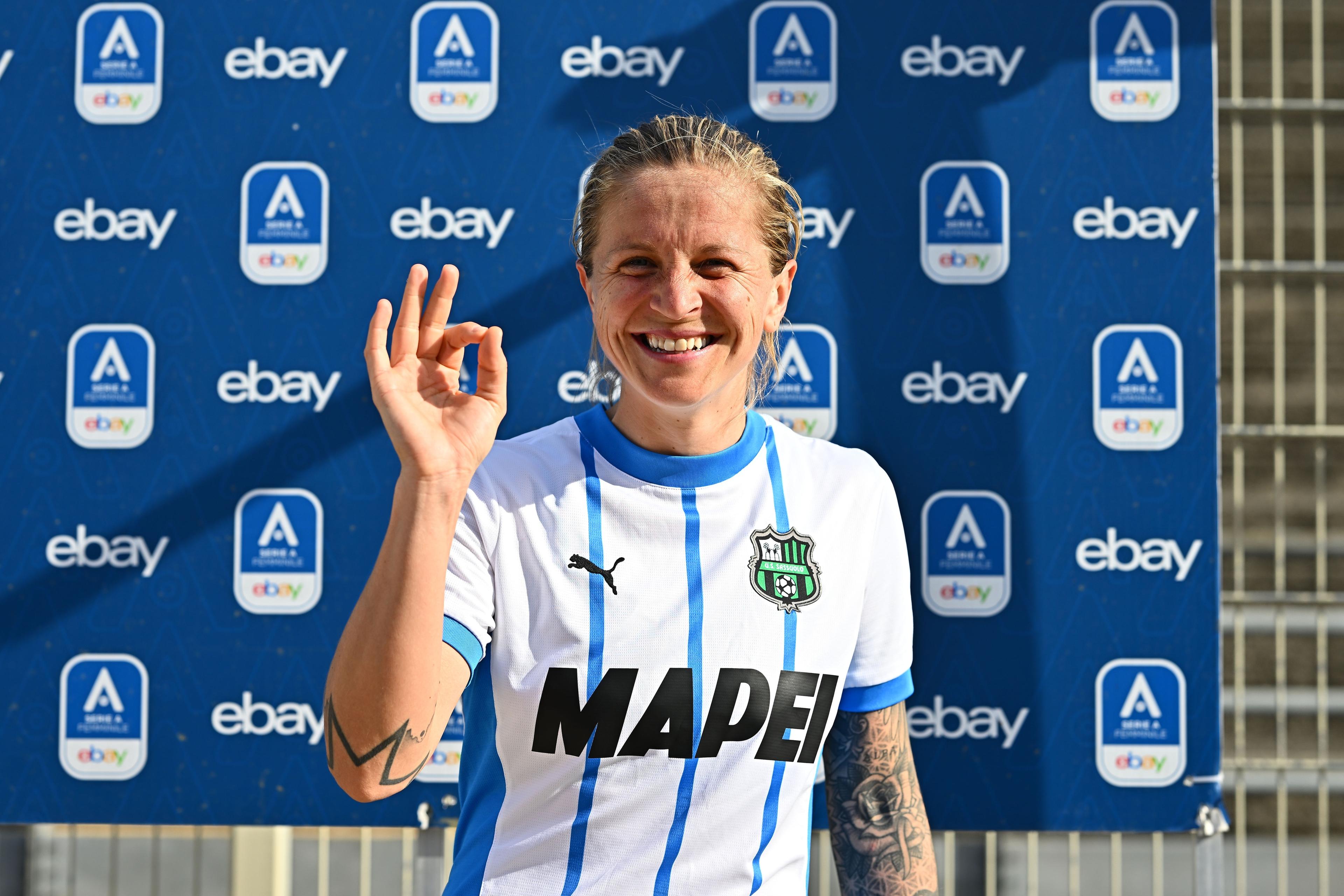 Lana Clelland (Sassuolo Women) ; March 30; 2025 - Football : Italian championship 2024 2025 Femminile ; 23°Day; match between Sampdoria Women 2-5 Sassuolo Women at Sciorba Stadium ; Genova, Italy; ;( photo by aicfoto)(ITALY) [0855]
