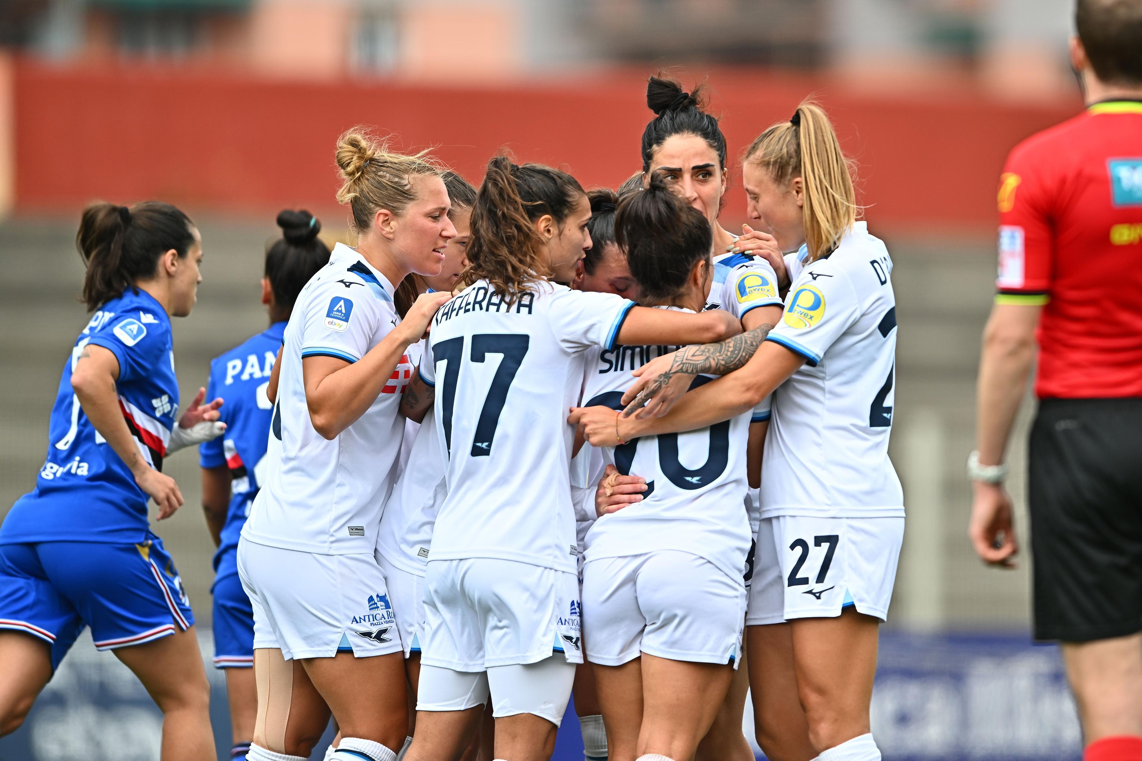 Clarisse Le Bihan (Lazio Women) ; April 12; 2025 - Football : Italian championship 2024 2025 Femminile ; 24°Day; match between Sampdoria Women 0-3 Lazio Women at Sciorba Stadium ; Genova, Italy; ;( photo by aicfoto)(ITALY) [0855]
