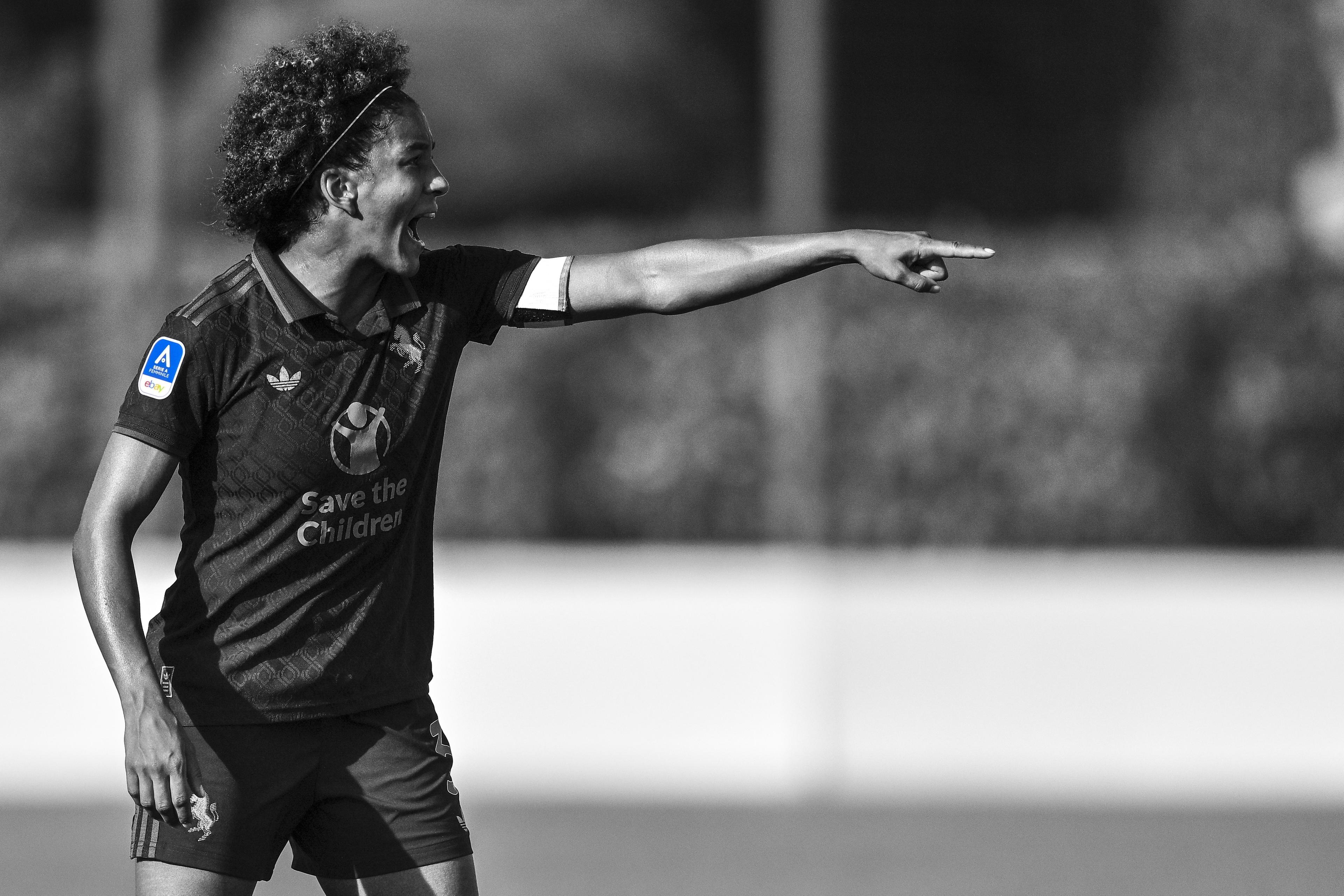 Sara Gama (Juventus Women) ; September 21; 2024 - Football : Italian championship 2024 2025 Femminile ; 3°Day; match between Lazio Women 1-2 Juventus Women at Mirko Fersini Stadium ; Formello, Italy; ;( photo by aicfoto)(ITALY) [0855]