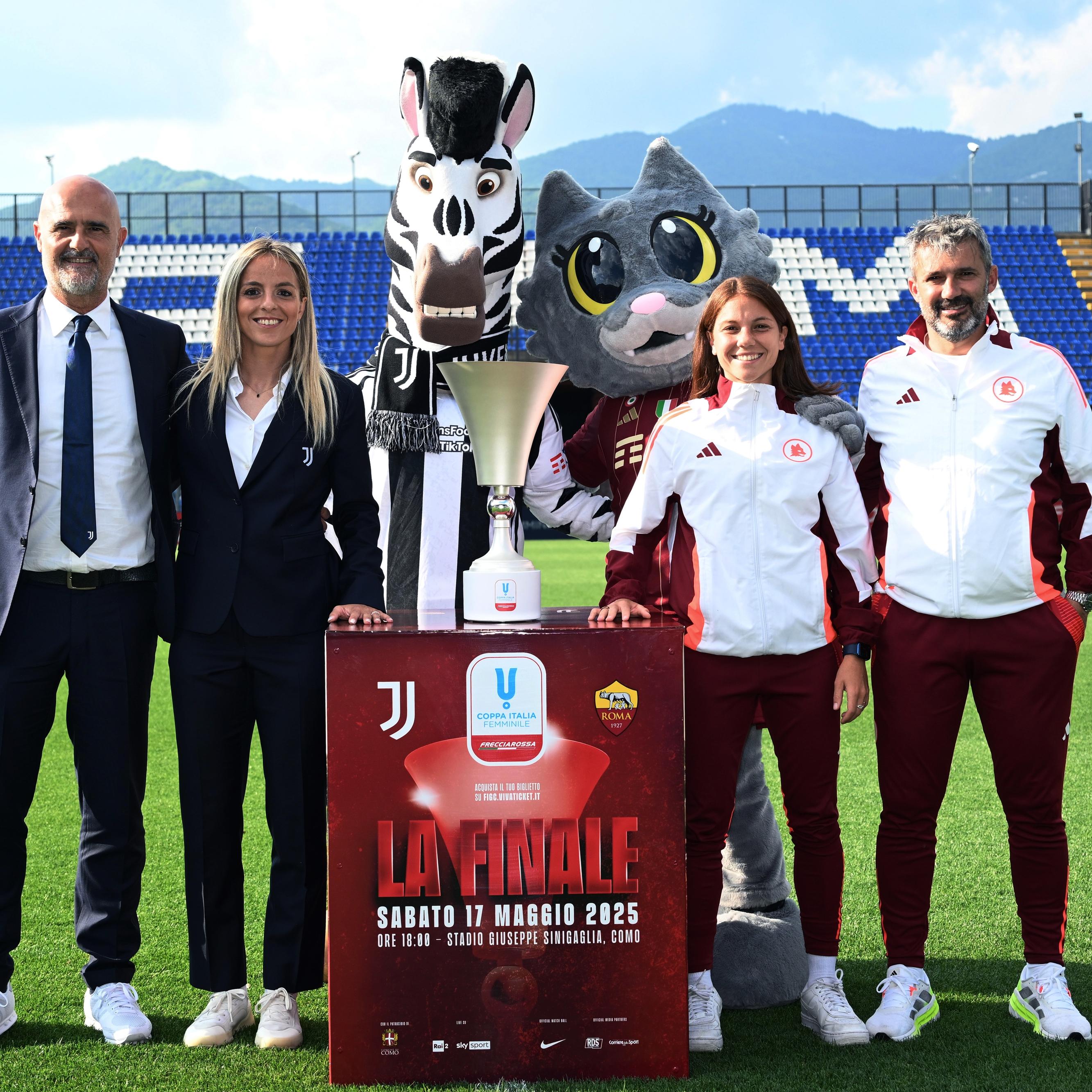 Como si accende per Juventus-Roma: in campo le vincitrici delle ultime cinque edizioni. Le protagoniste: \"Vogliamo chiudere alla grande la stagione\"