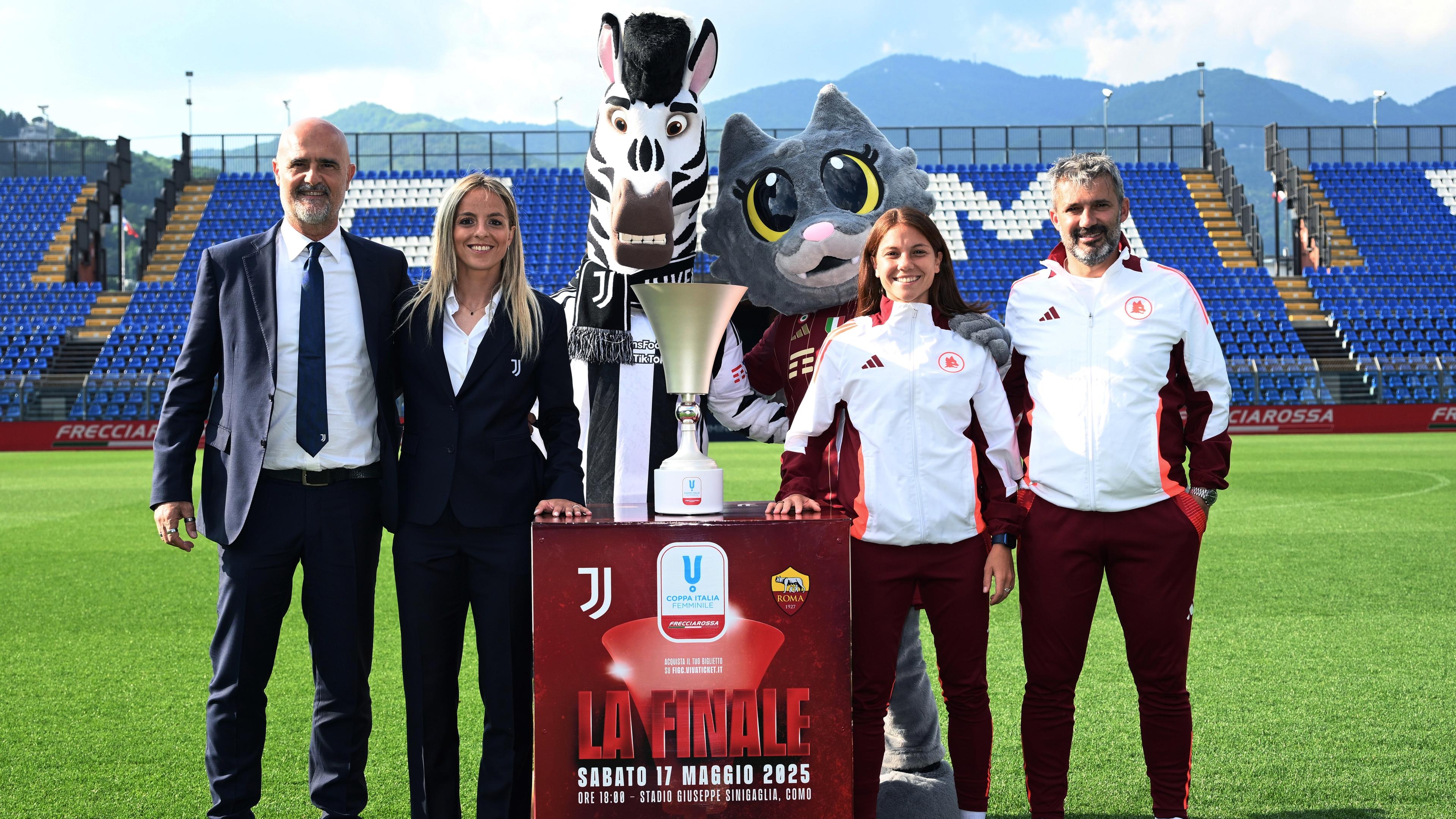 Como si accende per Juventus-Roma: in campo le vincitrici delle ultime cinque edizioni. Le protagoniste: \"Vogliamo chiudere alla grande la stagione\"