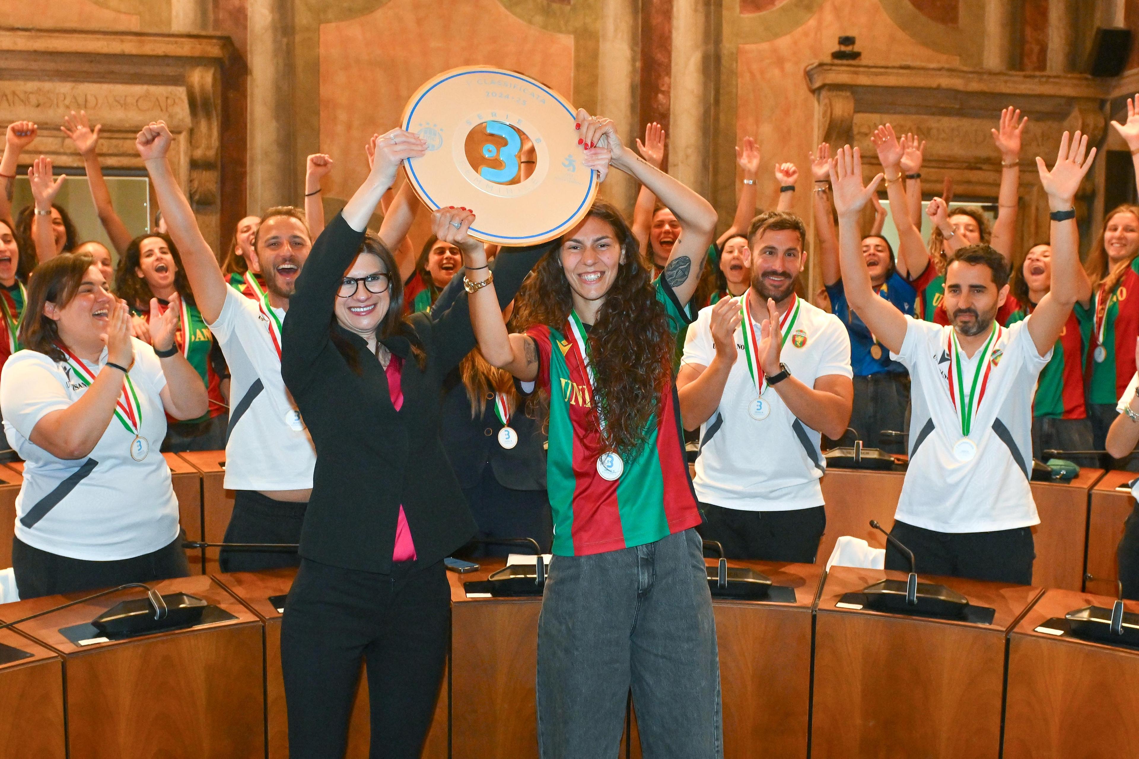 A Terni la celebrazione della Ternana Women, vincitrice del campionato e promossa in Serie A. Tinari: \"Esempio di gestione virtuosa e sostenibile\"