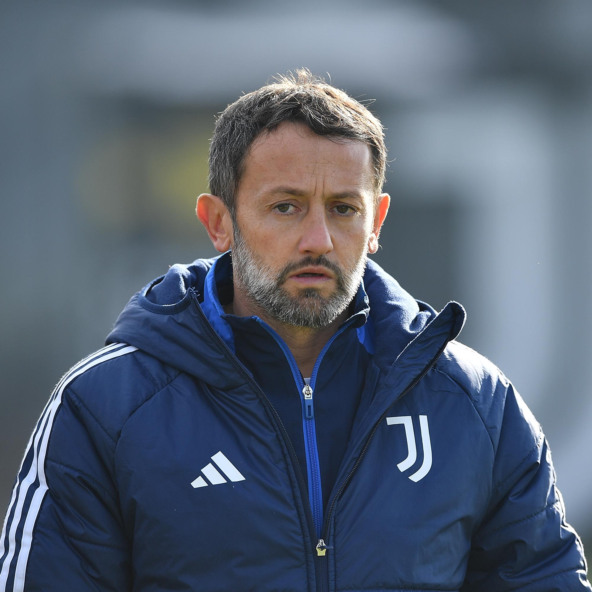 VINOVO, ITALY - DECEMBER 08: Juventus U16 head coach Claudio Grauso during the match between Juventus U16 and Torino U16 at Juventus Center Vinovo on December 8, 2024 in Vinovo, Italy. (Photo by Valerio Pennicino - Juventus FC/Juventus FC via Getty Images) *** Local Caption *** Claudio Grauso