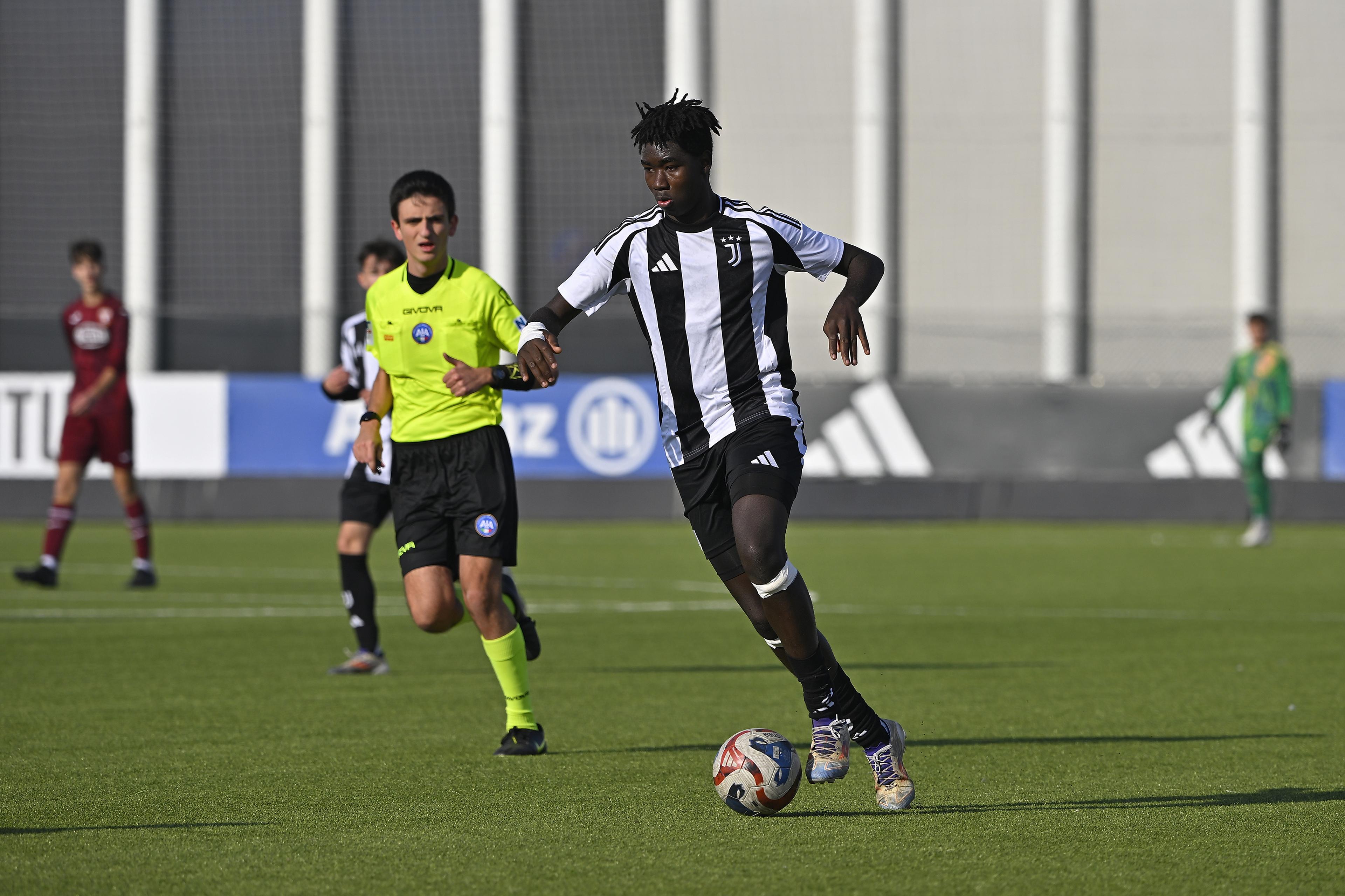 VINOVO, ITALY - DECEMBER 08: Juventus U15 v Torino U15 at Juventus Center Vinovo on December 08, 2024 in Vinovo, Italy.  (Photo by Filippo Alfero - Juventus FC/Juventus FC via Getty Images)