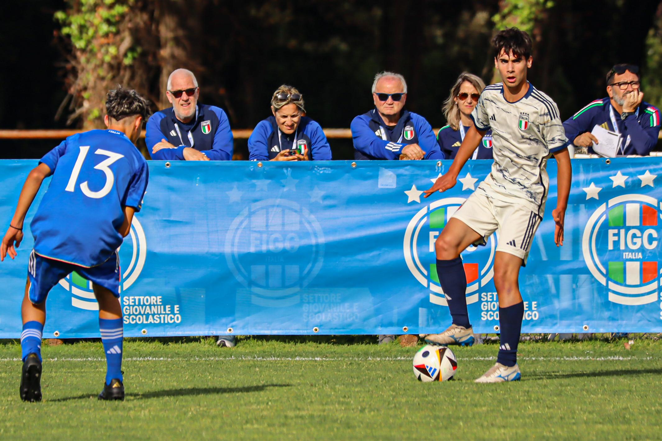 Torneo Nazionale Under 14 'Il calciatore dell'Evolution Programme', Azzurri 1982 e 2020 show: gol e spettacolo all'esordio