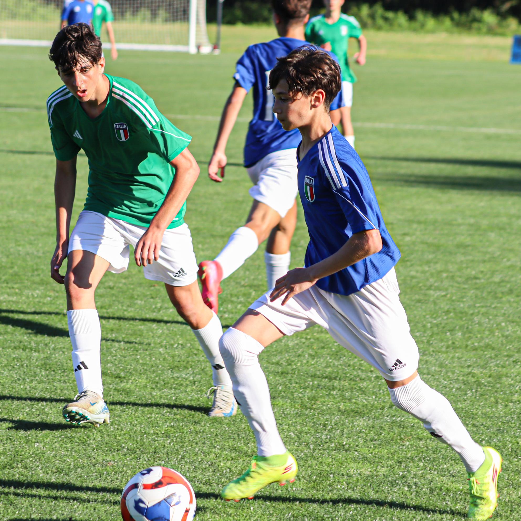 Azzurri 2020 e 1982 in finale: domani a Tirrenia l’ultimo atto del Torneo Evolution Under 14 'Il calciatore dell'Evolution Programme'