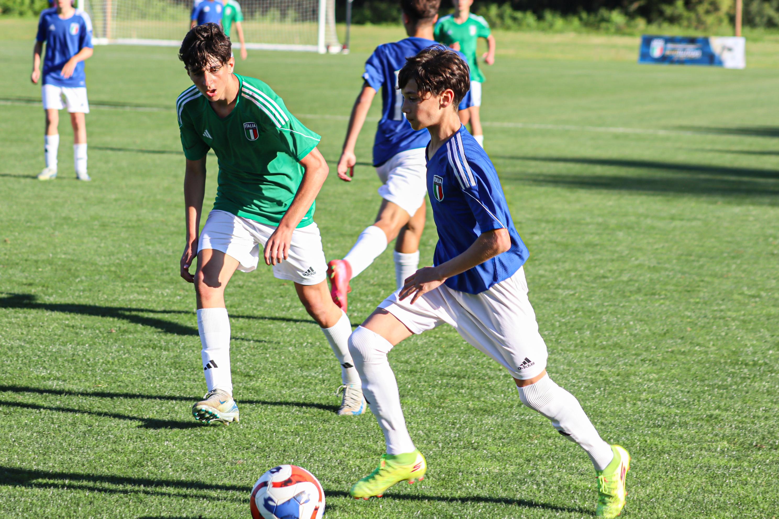Azzurri 2020 e 1982 in finale: domani a Tirrenia l’ultimo atto del Torneo Evolution Under 14 'Il calciatore dell'Evolution Programme'