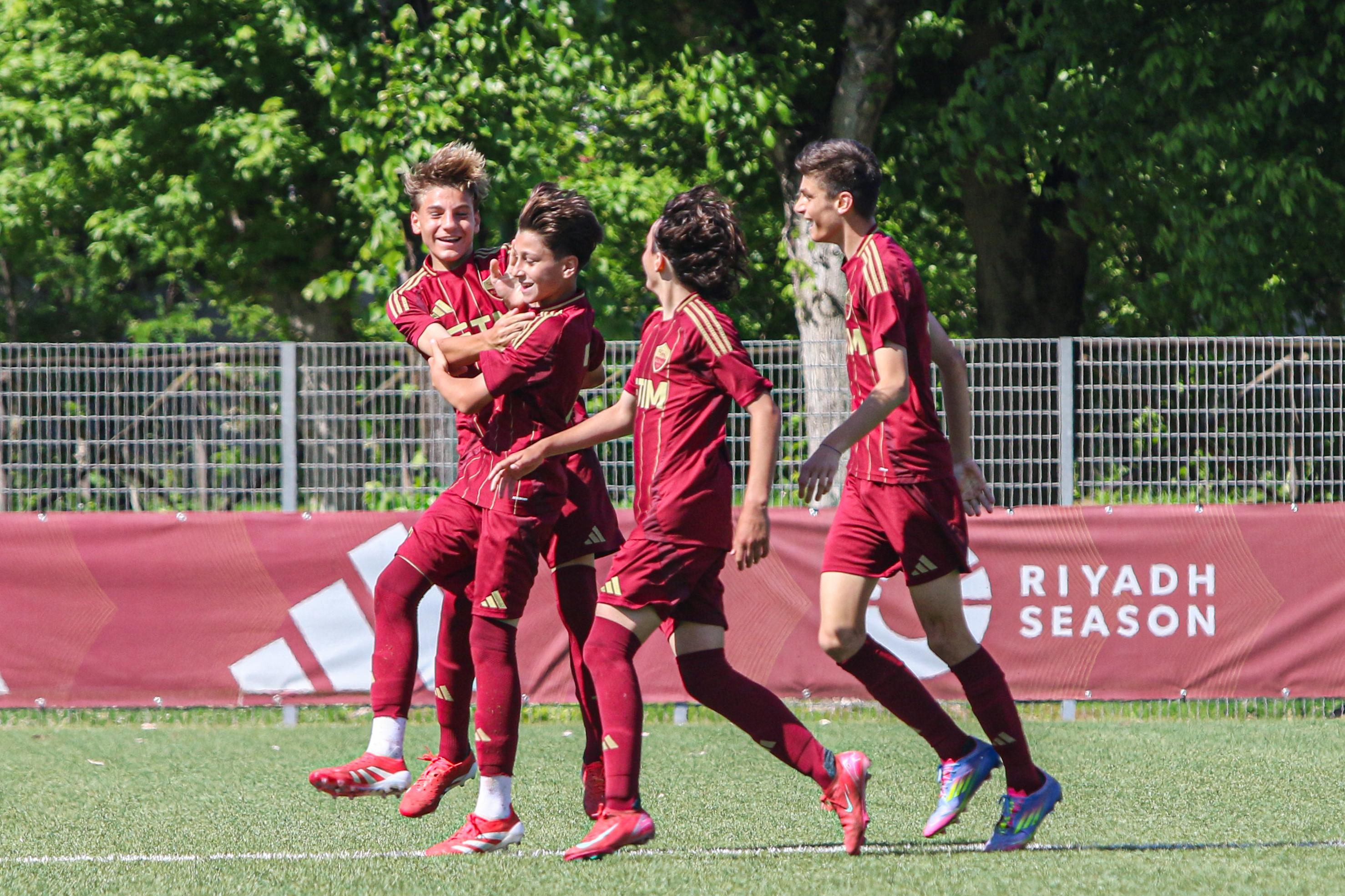 Under 14 Pro, Roma show nel derby: 3-1 alla Lazio e qualificazione alla fase finale nazionale