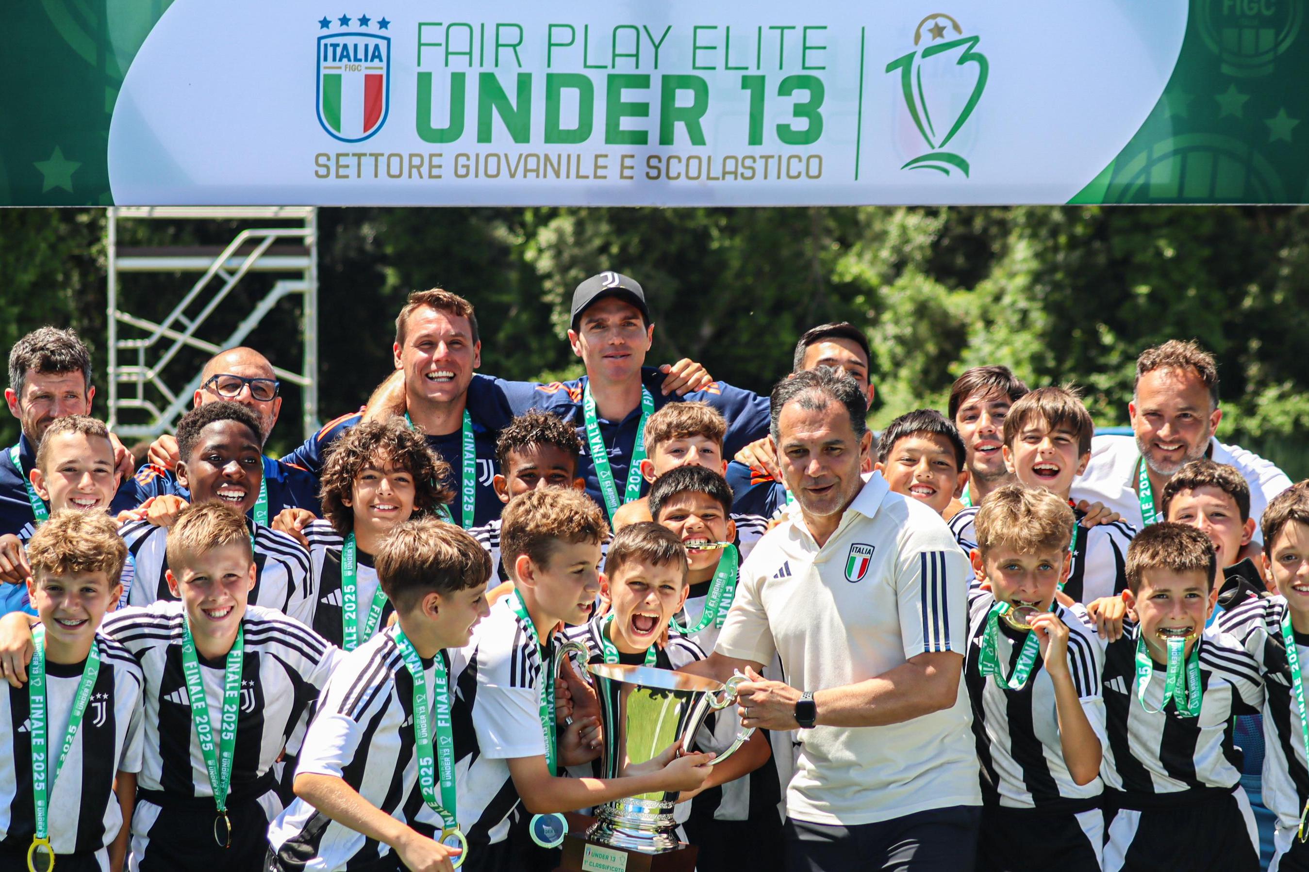 Juventus protagonista a Tirrenia: trionfo nella fase finale nazionale degli Esordienti Under 13 Fair Play Elite