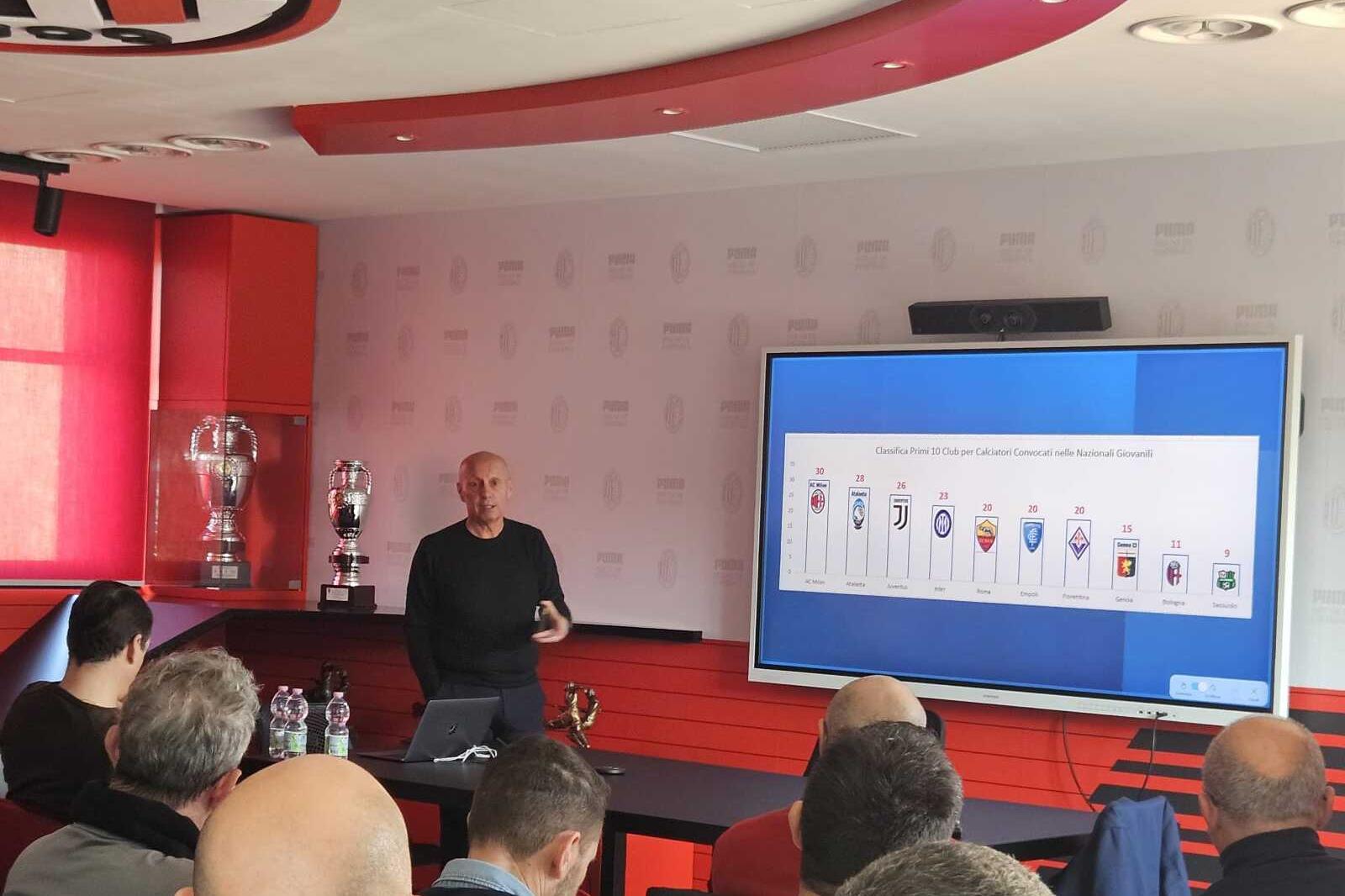 Prosegue il confronto tra il Club Italia e le società professionistiche: Viscidi in visita al Milan