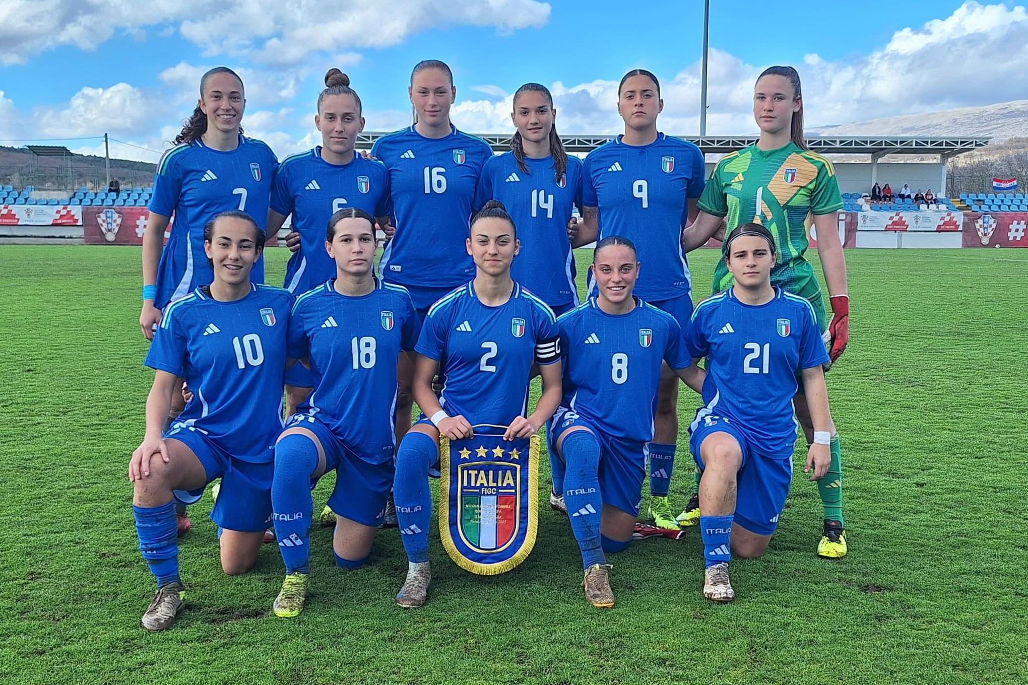 Azzurrine fermate sullo 0-0 dalla Croazia. Per andare alla fase finale, adesso servirà battere la Cechia
