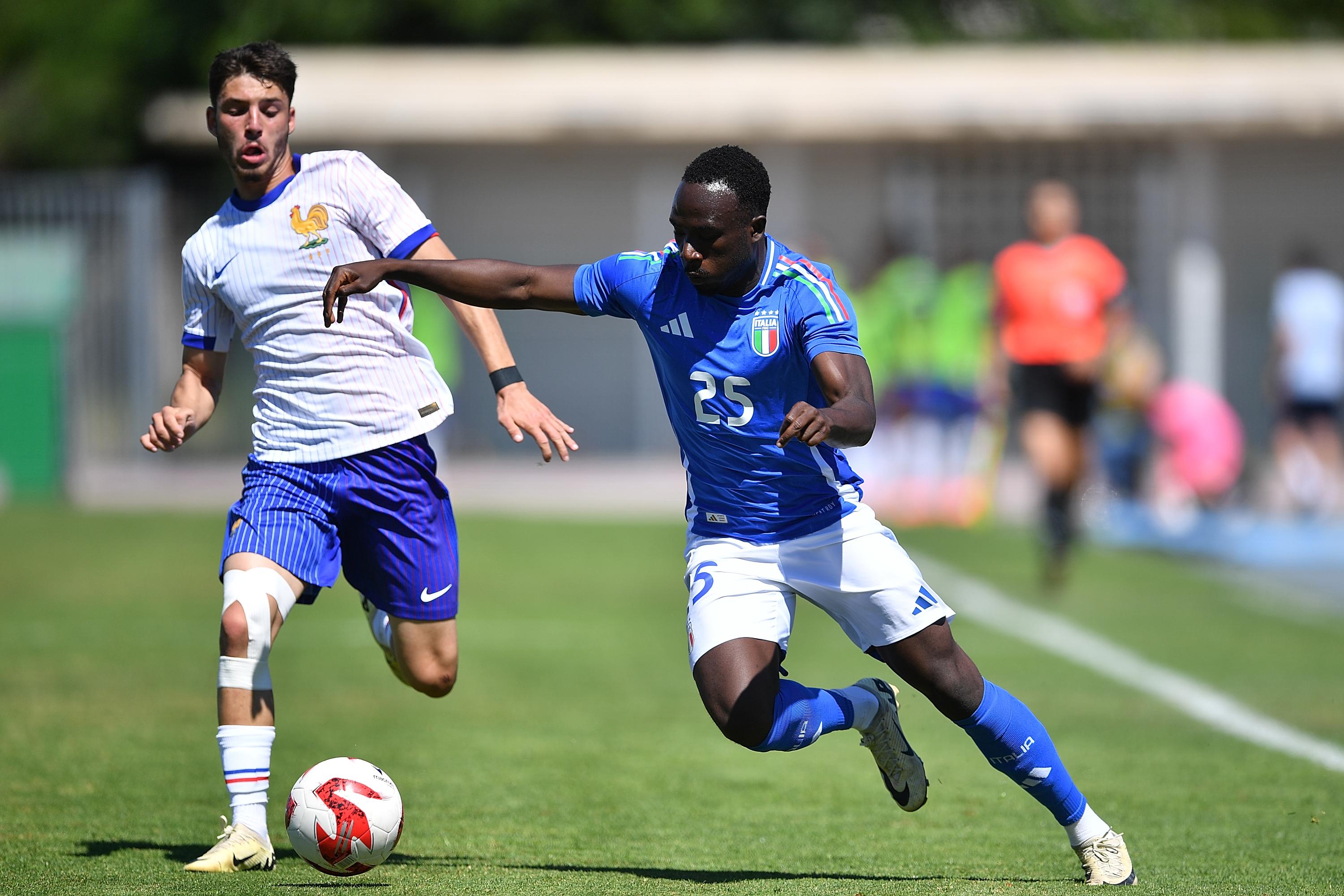 SALON-DE-PROVENCE, FRANCE - JUNE 16: <> during the 50th Tournoi Maurice Revello match between Italy U21 and France U20 on June 16, 2024 in Salon-de-Provence, France.(Photo by Valerio Pennicino/Getty Images)