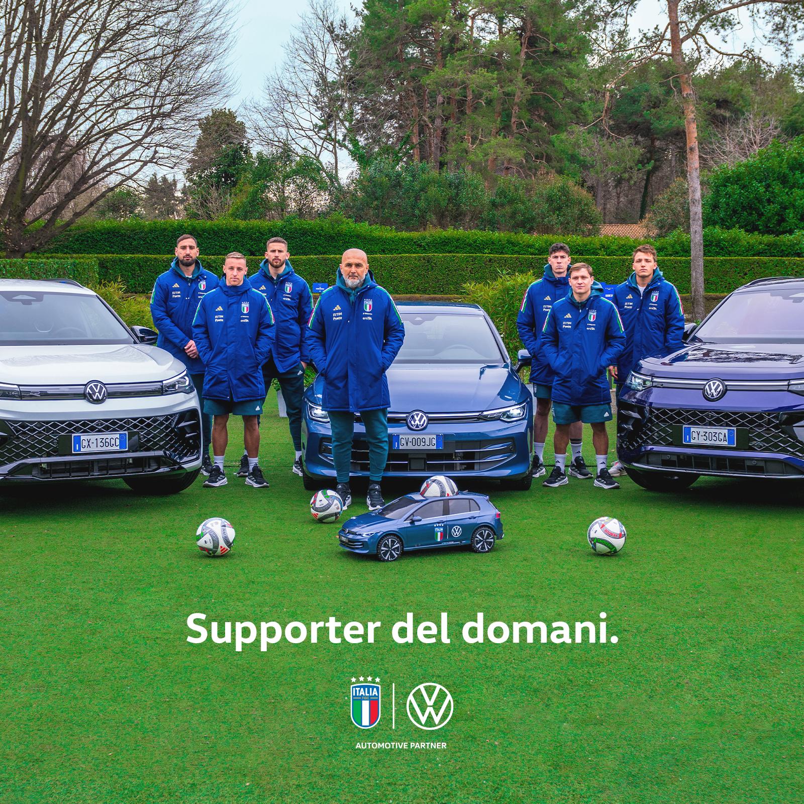 Volkswagen e FIGC ancora insieme fino al 2026