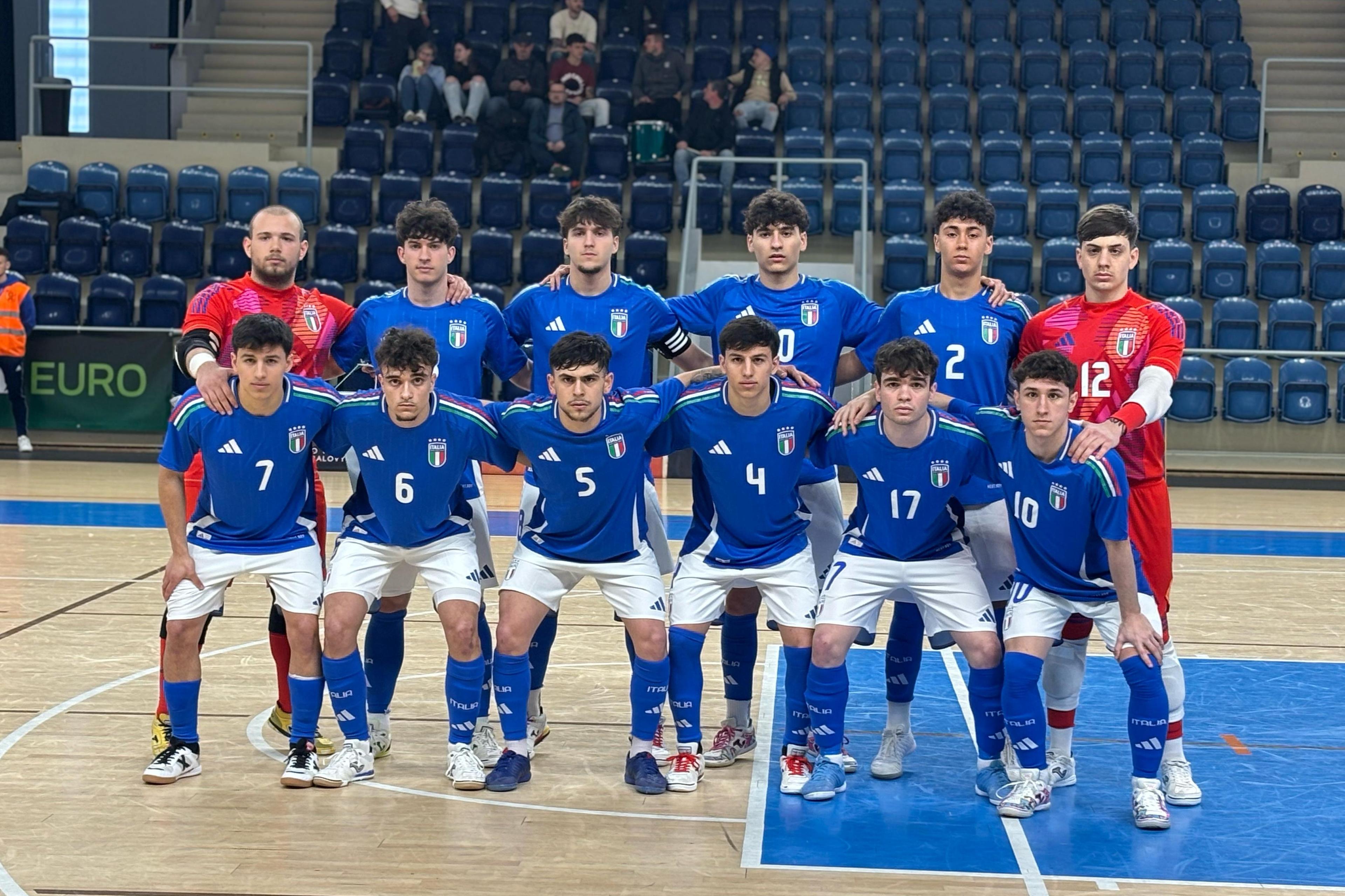 Gli Azzurrini vincono e convincono: 5-2 alla Germania all’esordio nel Main Round di qualificazione all’Europeo Under 19