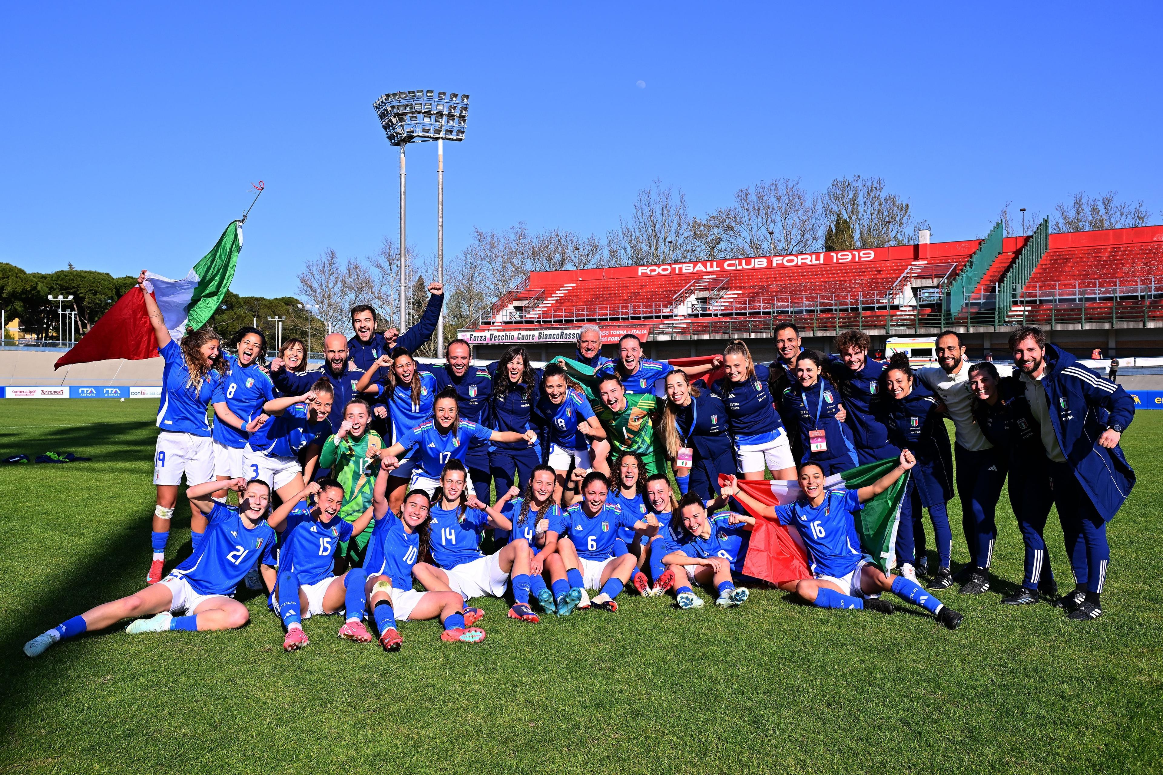 Italia, qui si è fatta la storia! Centrata la fase finale dell’Europeo, come l’Under 17 e la Nazionale maggiore. Gravina\" Orgoglio e soddisfazione\"