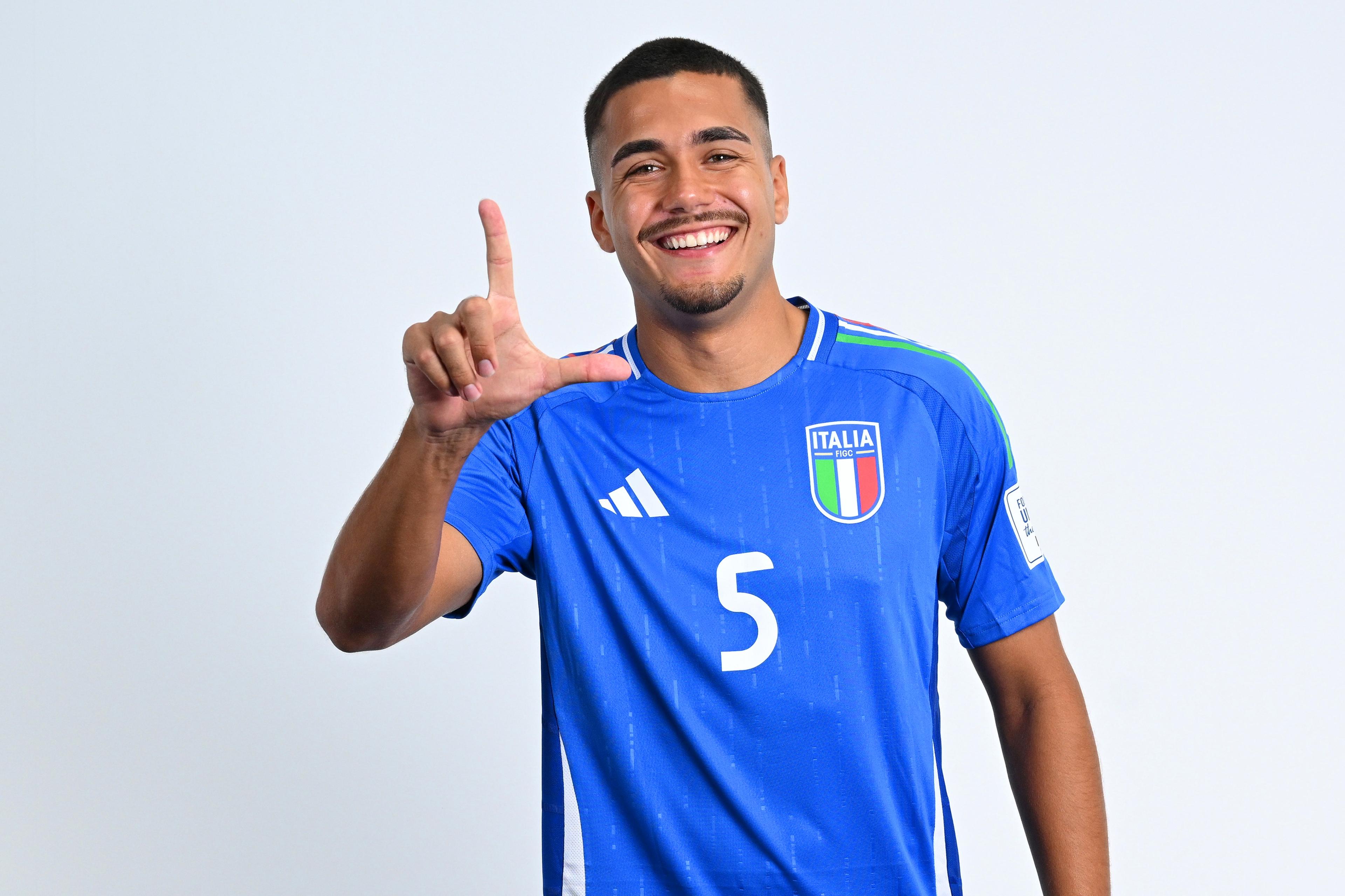 MAHE, SEYCHELLES - APRIL 30: Josep Gentilin of Italy poses for a photo during the FIFA Beach Soccer World Cup Seychelles 2025 portrait shoot on April 30, 2025 in Mahe, Seychelles. (Photo by Tullio Puglia - FIFA/FIFA via Getty Images)