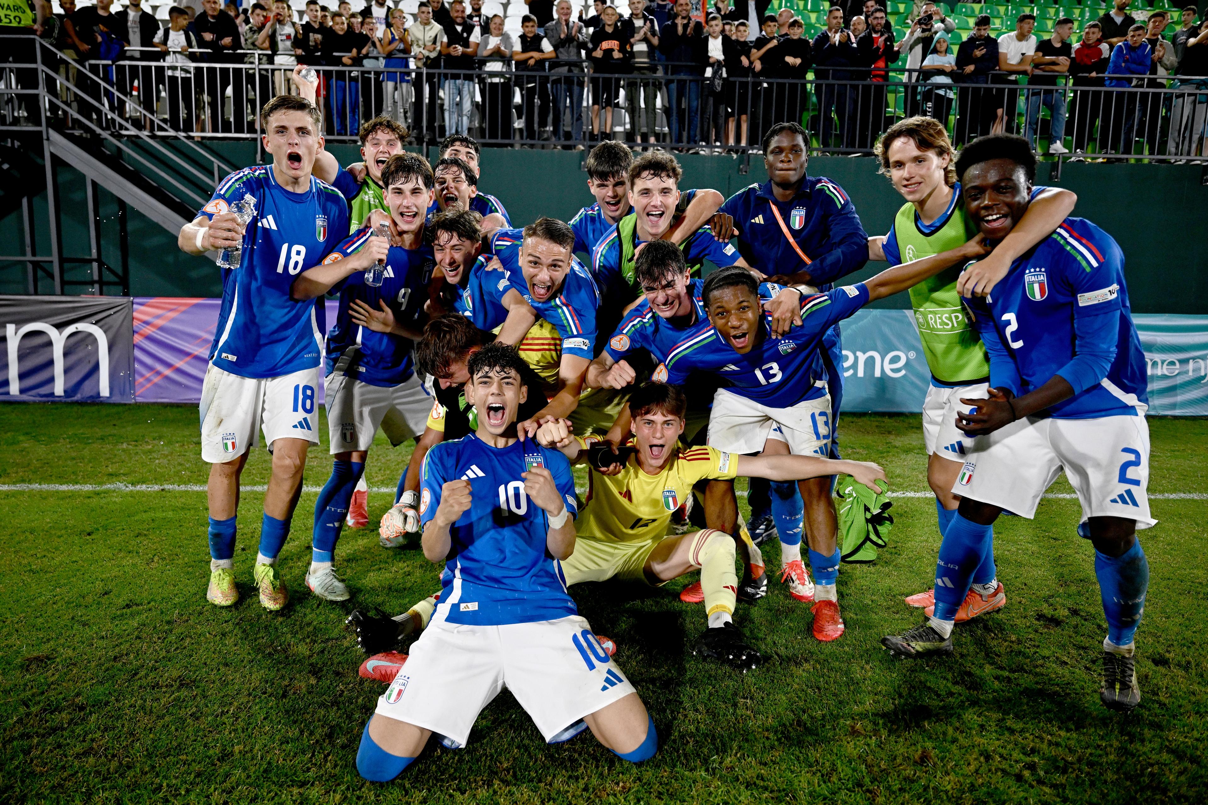 Europeo, una strepitosa Italia vola in semifinale: 4-2 all’Inghilterra a Rrogozhinë. Favo: \"I ragazzi sono stati eccezionali\"