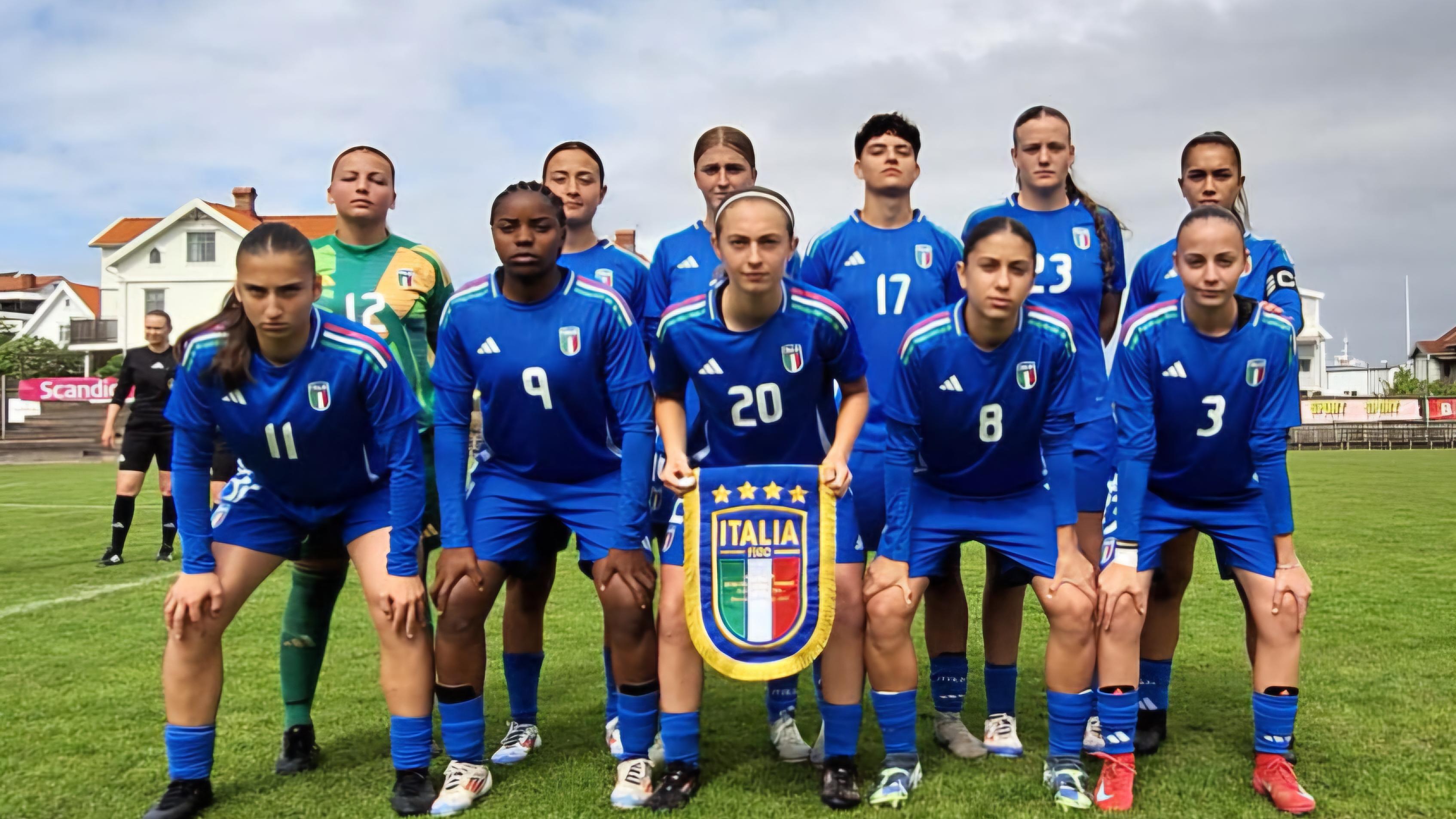 Prima vittoria delle Azzurrine nel Torneo di Sviluppo UEFA in Svezia: Grigolo e Ottaviani firmano il successo sull'Austria
