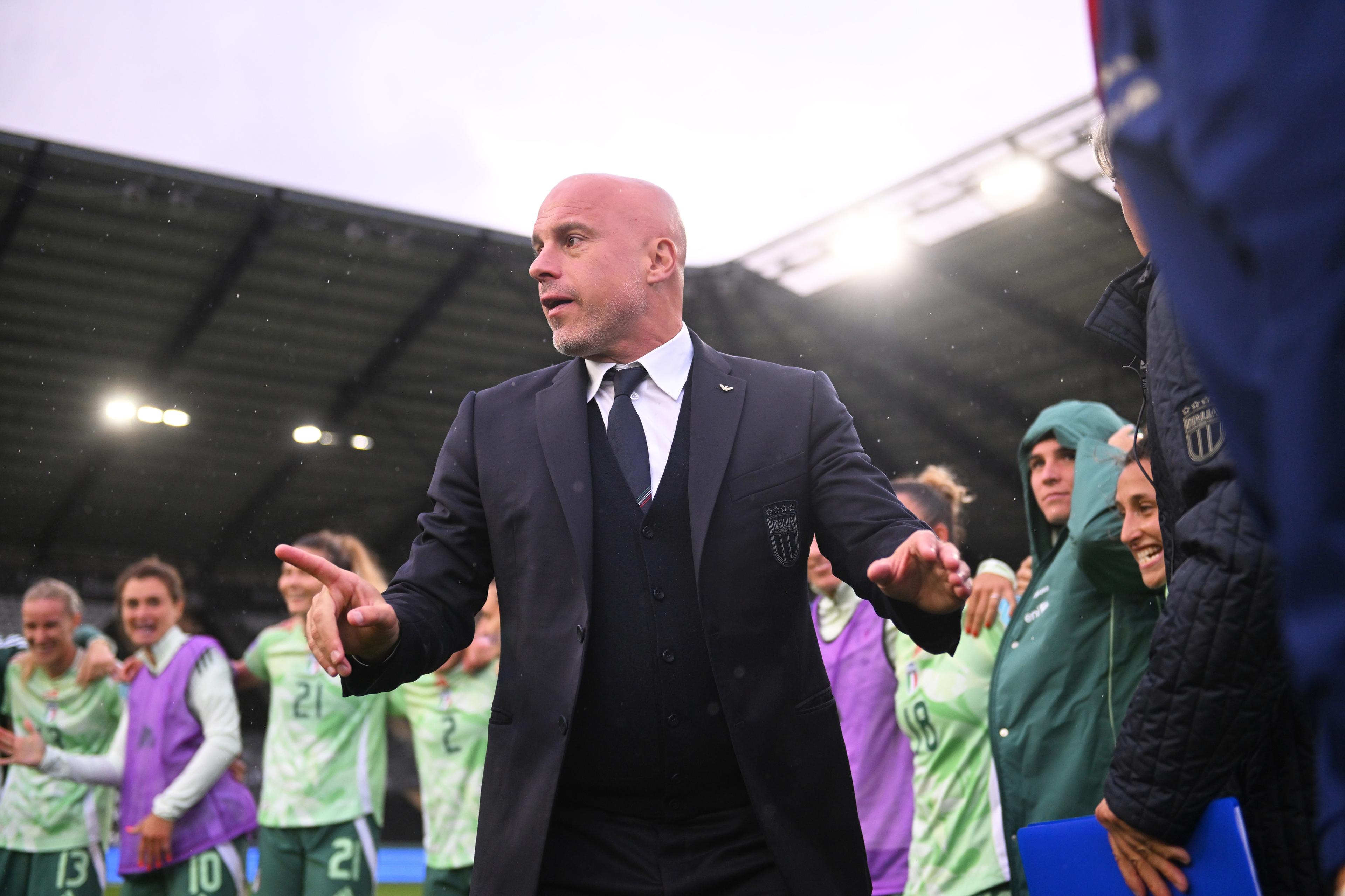 SWANSEA, WALES - JUNE 03: during the UEFA Women's Nations League 2024/25 Grp A4 MD6 match between Wales and Italy at Swansea.com Stadium on June 03, 2025 in Swansea, Wales. (Photo by FIGC/FIGC via Getty Images)