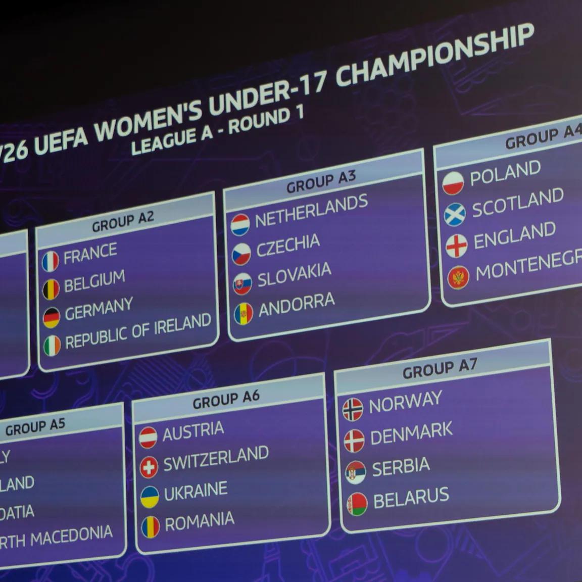 Europeo Under 17 femminile, le Azzurrine pescano Croazia, Finlandia e Macedonia del Nord nel primo turno della Lega A