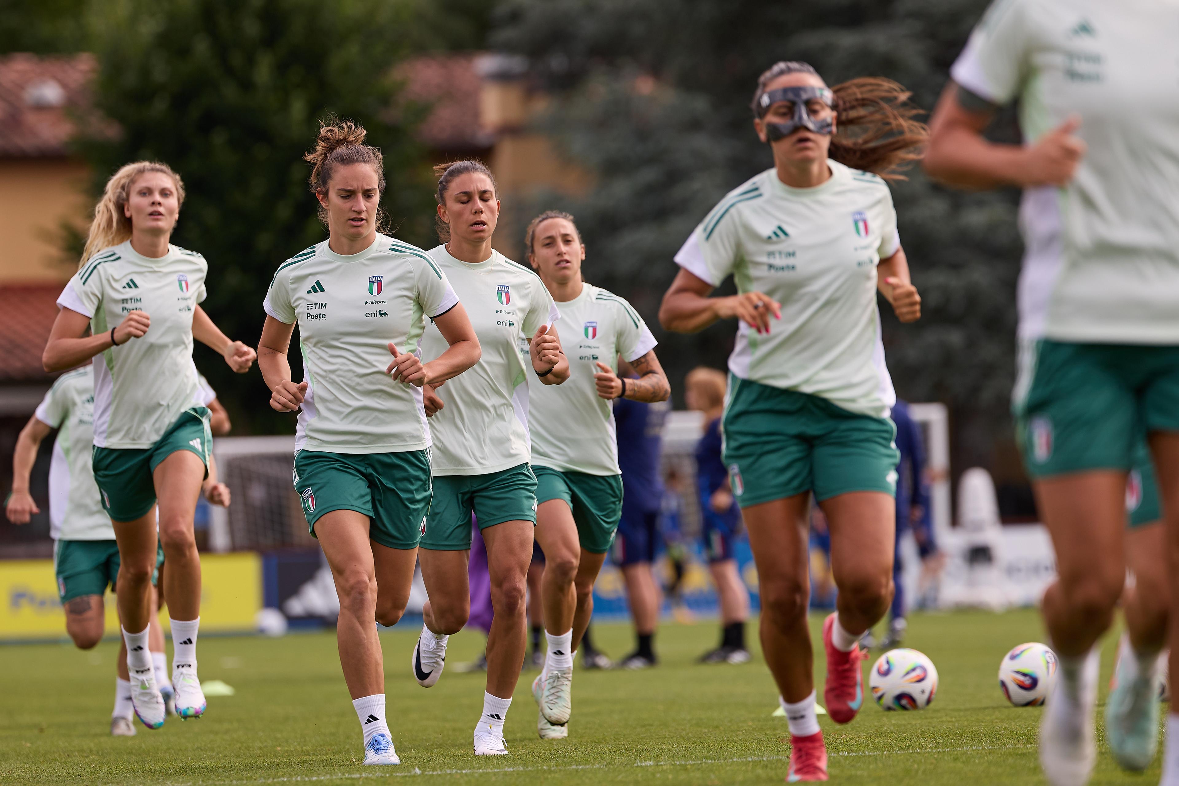 FLORENCE, ITALY - JUNE 17: Martina Lenzini of Italy during Italy Women Training Session at Centro Tecnico Federale di Coverciano on June 17, 2025 in Florence, Italy. (Emmanuele Ciancaglini - FIGC/FIGC via Getty Images) (Photo by FIGC/FIGC via Getty Images)