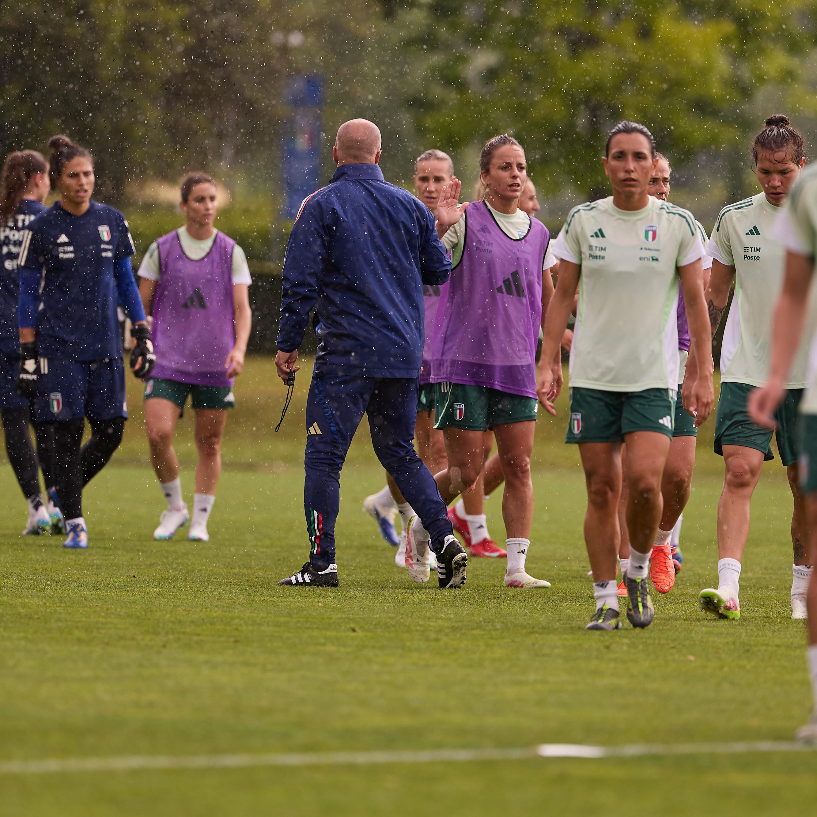 Azzurre, a Coverciano prosegue l'avvicinamento a EURO 2025