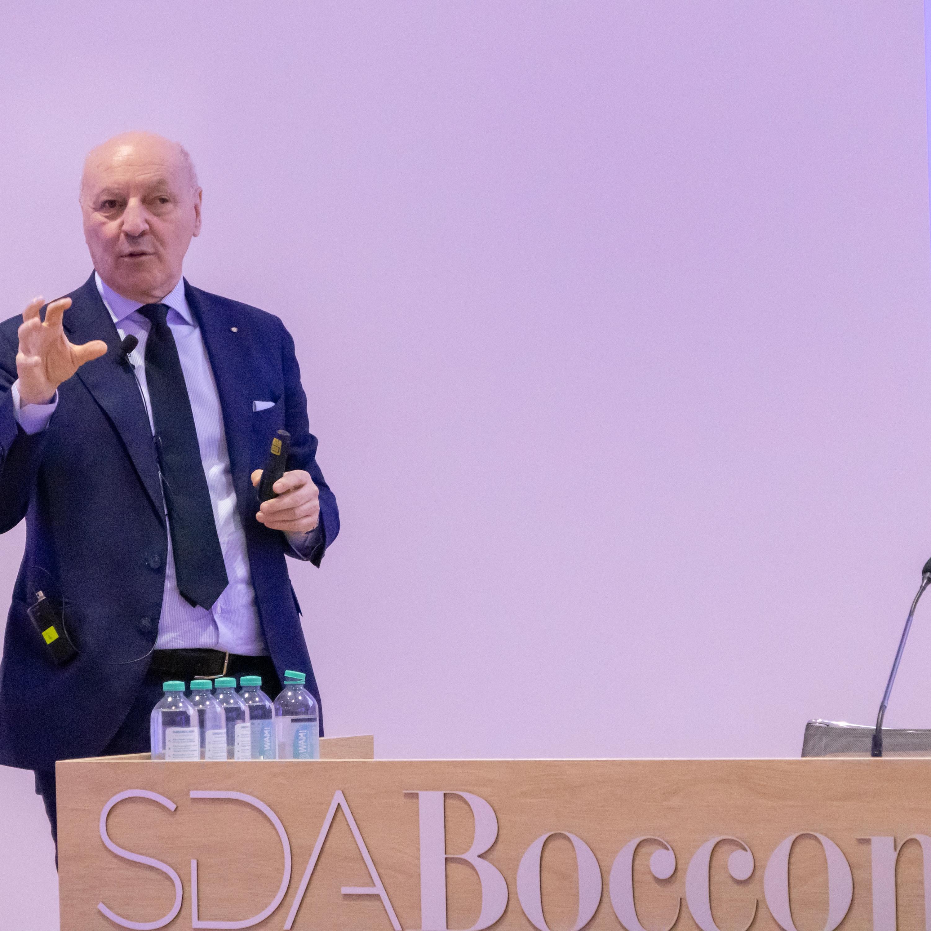Management del calcio al via. Tra gli ospiti della prima settimana di lezione, De Siervo e Marotta