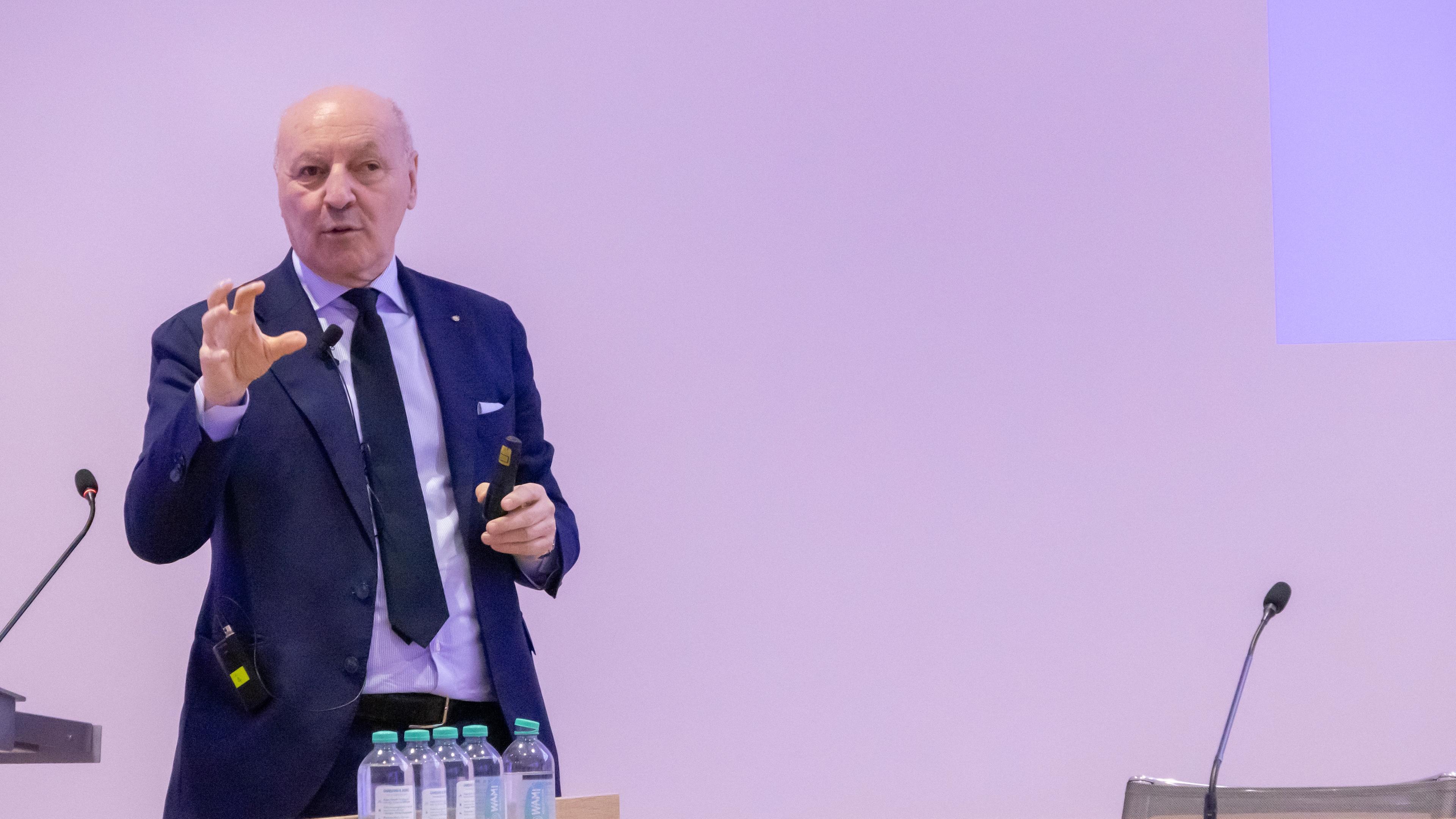 Management del calcio al via. Tra gli ospiti della prima settimana di lezione, De Siervo e Marotta