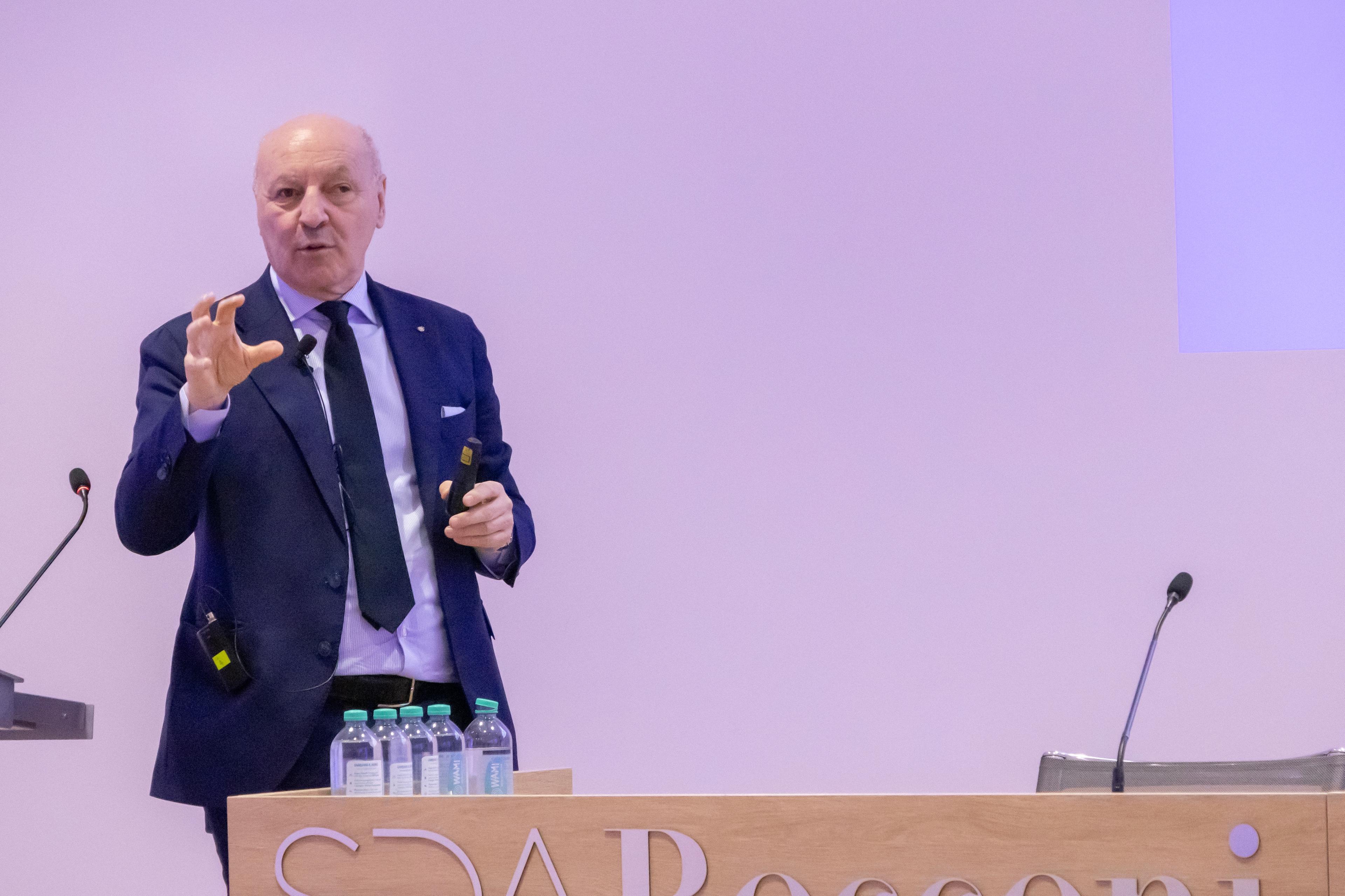 Management del calcio al via. Tra gli ospiti della prima settimana di lezione, De Siervo e Marotta