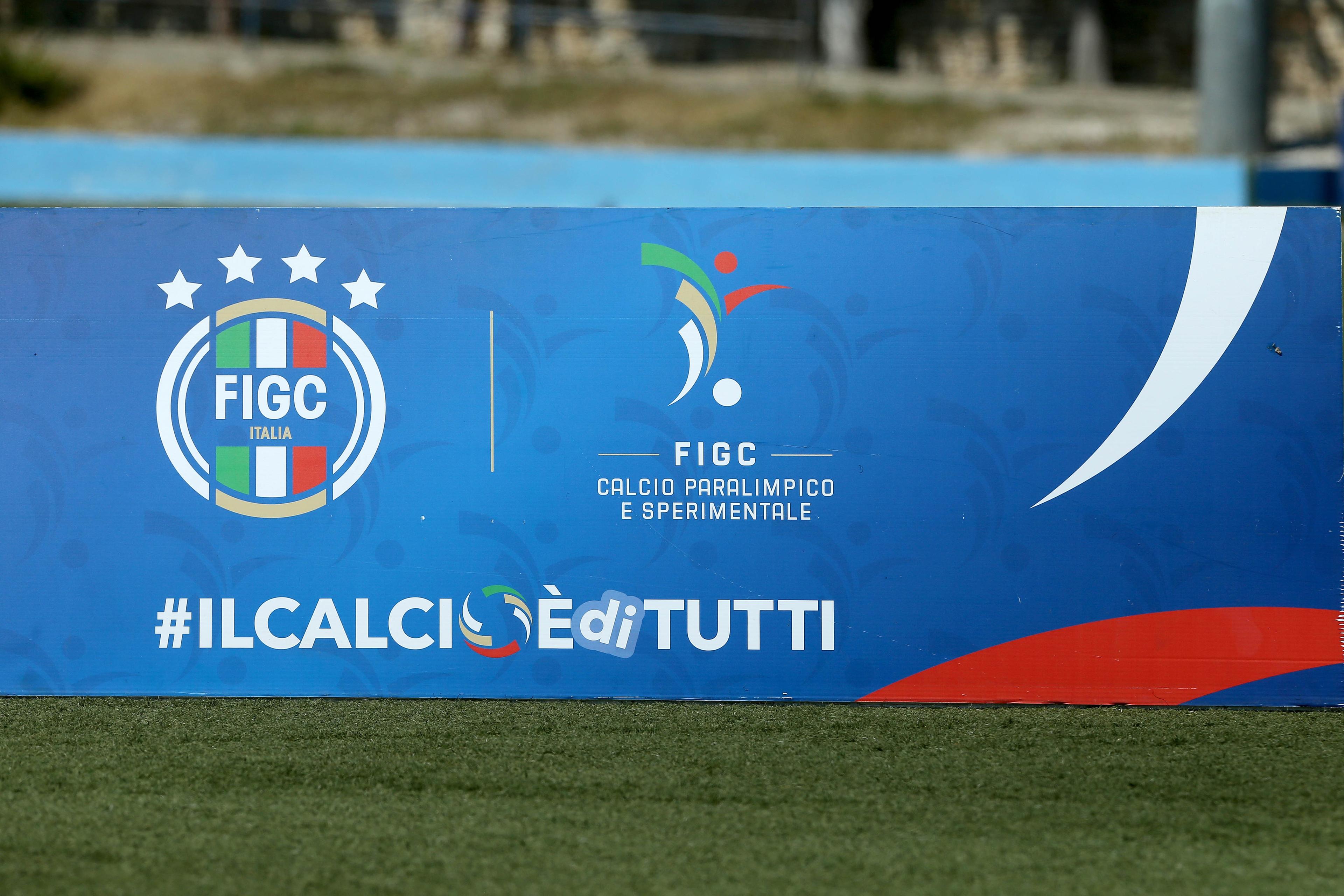 BARI, ITALY - APRIL 13: <<enter caption here>> on April 13, 2024 in Bari, Italy.\\u201CFootball belongs to everyone. This is the motto of the Paralympic and Experimental Football Division of the FIGC and never was a phrase more appropriate to the context. It is under the aegis of the DCPS Puglia, in fact, that the final REGIONAL phases of the \"FOOTBALL IS FOR ALL\" COMPETITION which involves ATHLETES with disabilities took place on Saturday 13 April at the FEDERAL \"Antonucci\" sports center in Bitetto . A special day for the team\\u2026. Who triumphed in the final against... thus reaching the national finals OF THE COMPETITION which will be held in May at the TIRRENIA Olympic training center. In the presence of the NATIONAL DCPS MANAGER GIOVANNI SACRIPANTE, of the two DCPS regional representatives for Puglia, Sante Martinelli and Leo Pesole, assisted by the Lombardy regional representative VINCENZO BASTANZA, and with the participation of the city authorities, of the SGS PUGLIA representative for integrated football Giuseppe Fontana and the President of the FIGC Minors Protection Commission Antonio Costantino, after the matches all the teams, athletes, staff and managers were rewarded, IN LINE WITH THE SPIRIT OF INCLUSION AND AGGREGATION OF THE DCPS. ALL in a day of sport and inclusiveness that is good for football and above all for the heart.\\u201D (Photo by Donato Fasano/Getty Images)