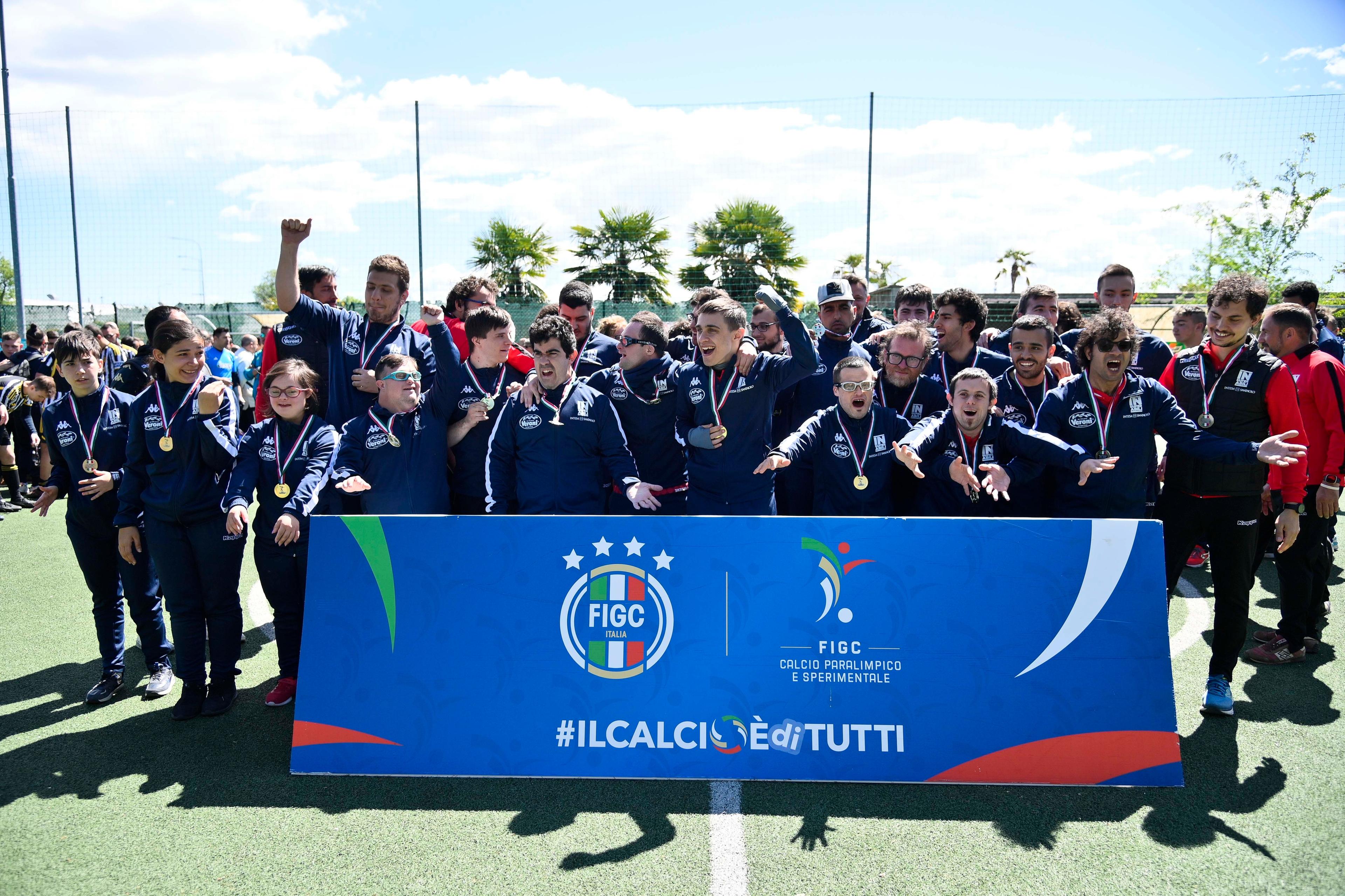 TURIN, ITALY - APRIL 20: Premiazioni during the FIGC DCPS Finali Territoriali - Piemonte on April 20, 2024 in Turin, Italy. (Photo by Stefano Guidi/Getty Images)