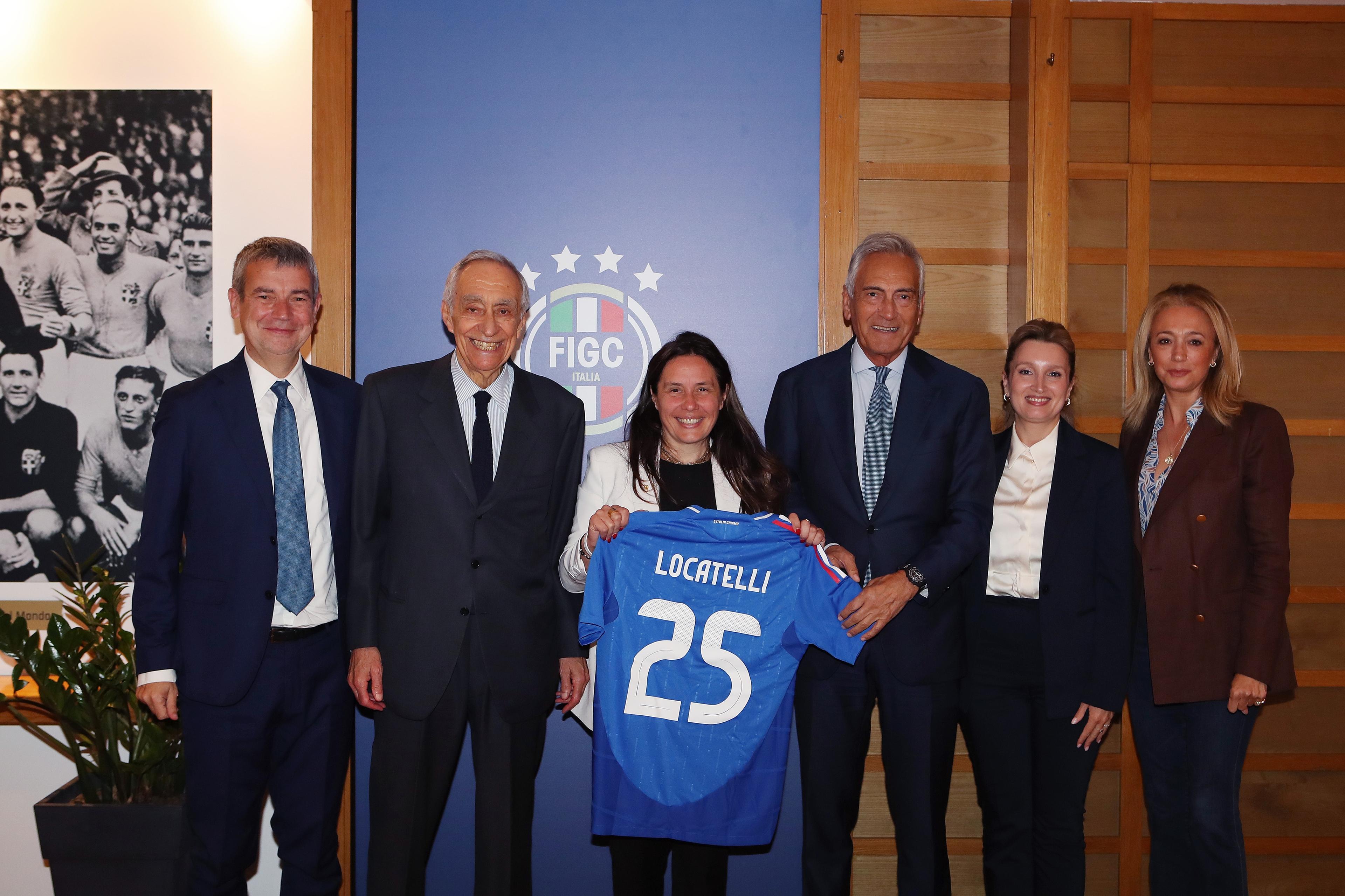 ROME, ITALY - APRIL 17: during FIGC and Federfarma press conference \\\" Insieme contro il doping\\\" on April 17, 2025 in Rome, Italy. (Photo by Paolo Bruno - FIGC/FIGC via Getty Images)