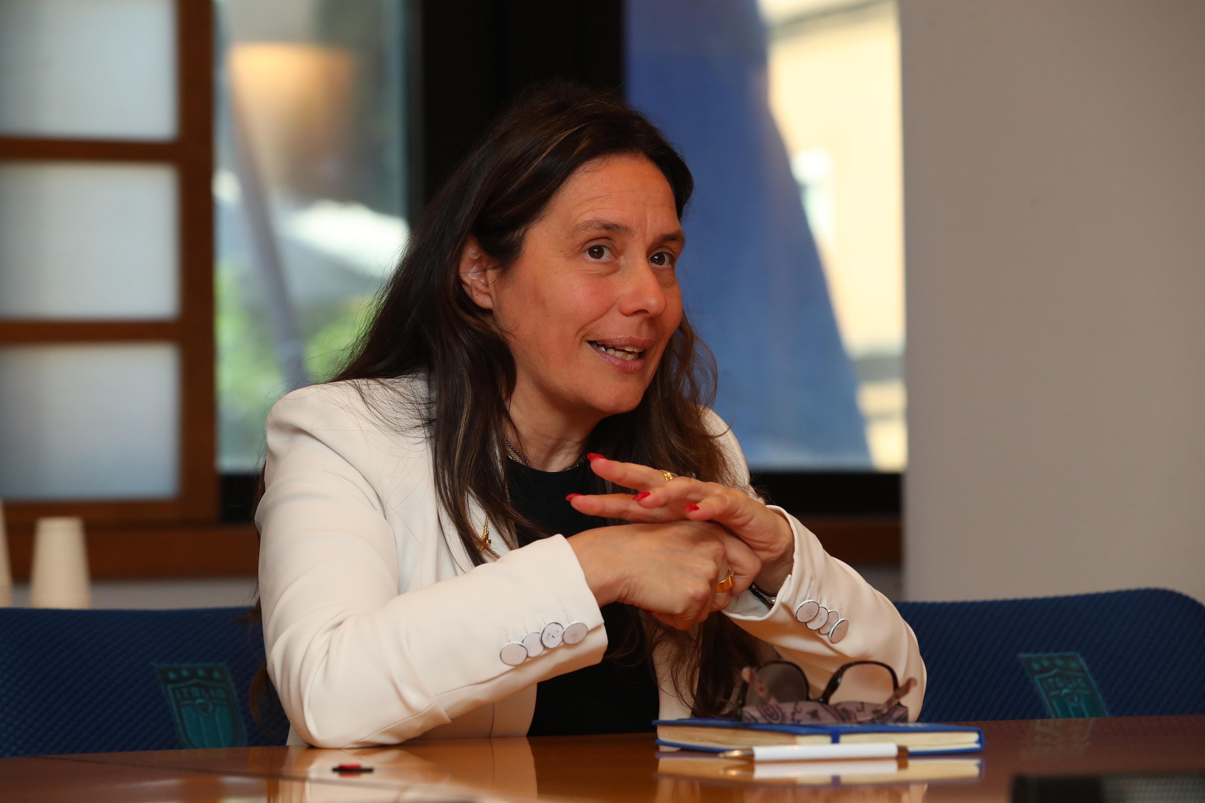 ROME, ITALY - APRIL 17: during the meeting of Minister for Disabilities and FIGC on May 12, 2025 in Rome, Italy. (Photo by Paolo Bruno - FIGC/FIGC via Getty Images)