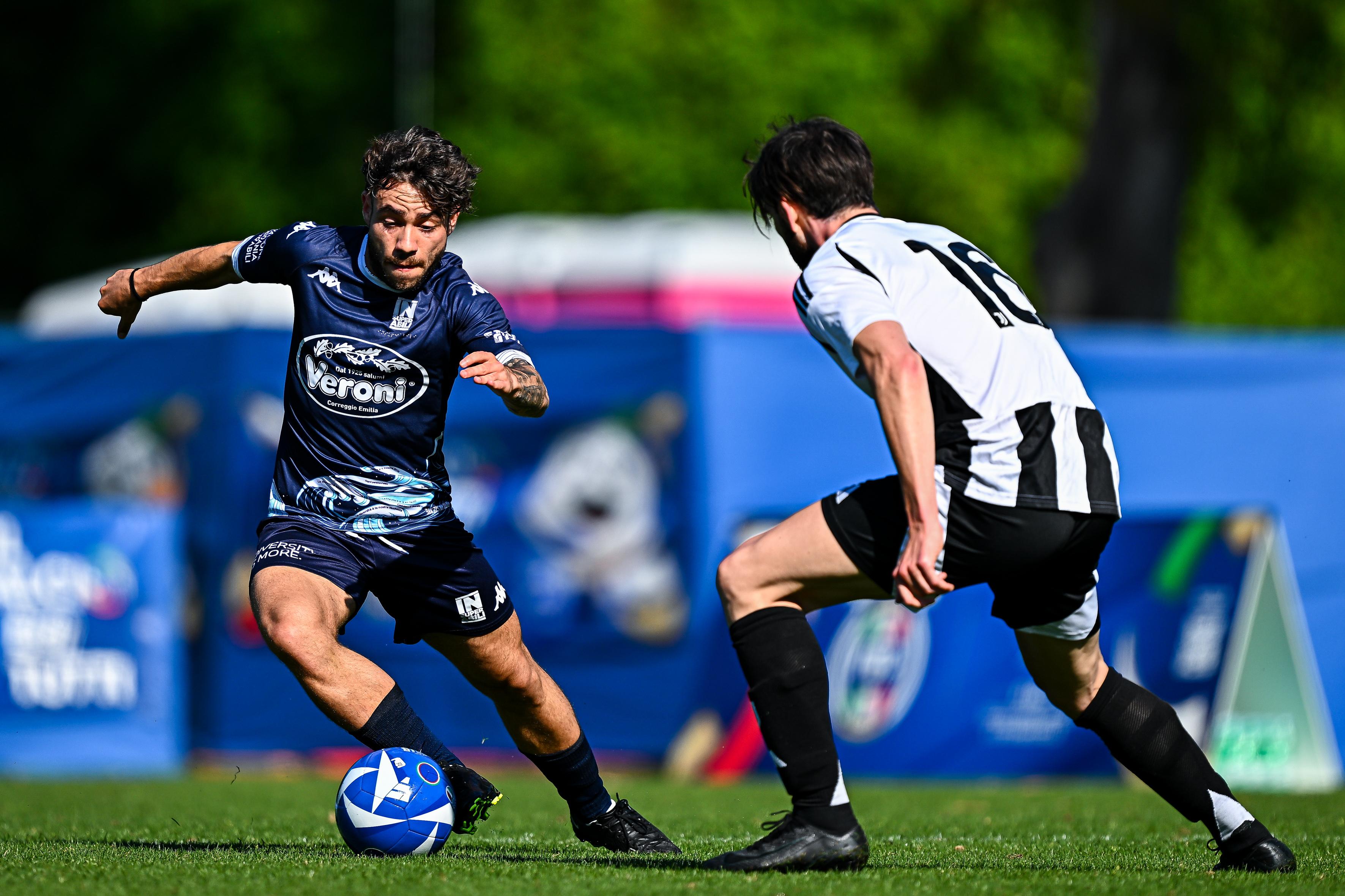 TIRRENIA, ITALY - MAY 25: Scenes from the level 1 final match between Insuperabili Piemonte and Juventus One Nessunoescluso during the DCPS Finals: Day Two at Centro di Preparazione Olimpica on May 25, 2025 in Tirrenia, Italy. (Photo by FIGC/FIGC via Getty Images)
