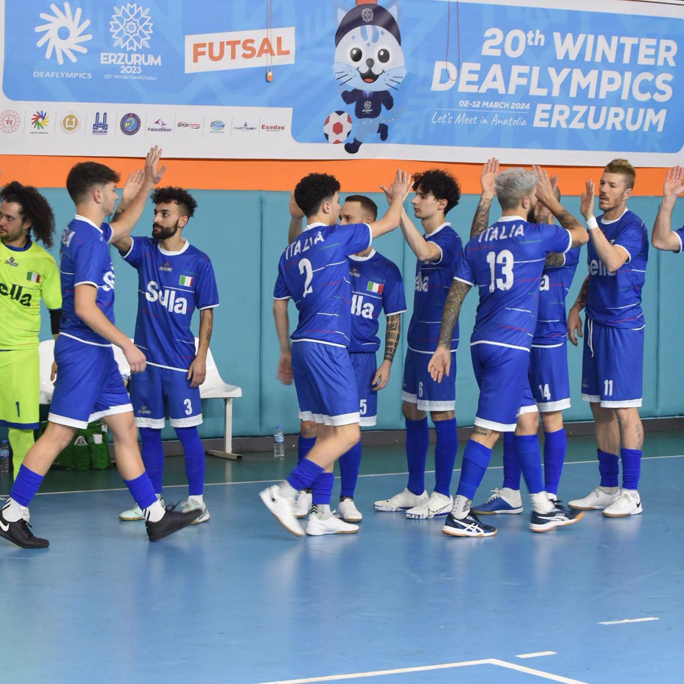 Dal 14 al 27 giugno appuntamento a Montesilvano per il Campionato Mondiale di futsal per atleti sordi