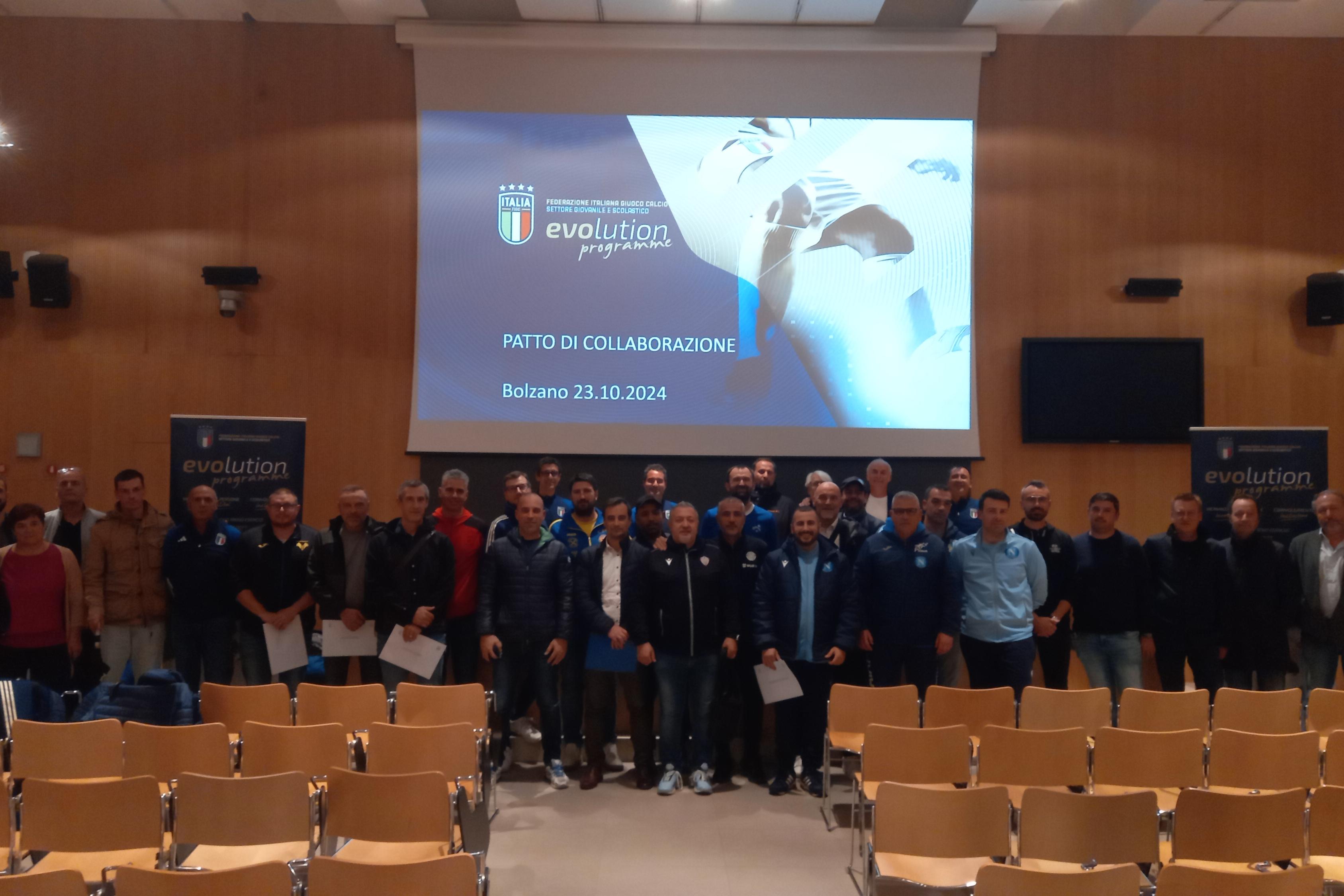 Siglato il Patto di Collaborazione tra i club dell'Alto Adige ed il Settore Giovanile e Scolastico Figc di Bolzano