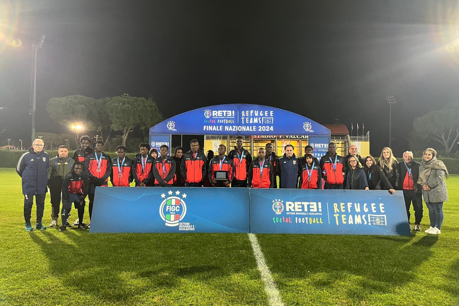 Progetto Rete! FIGC, i ragazzi del centro SAI di San Sostene-Davoli conquistano il secondo posto alla finale nazionale di Coverciano