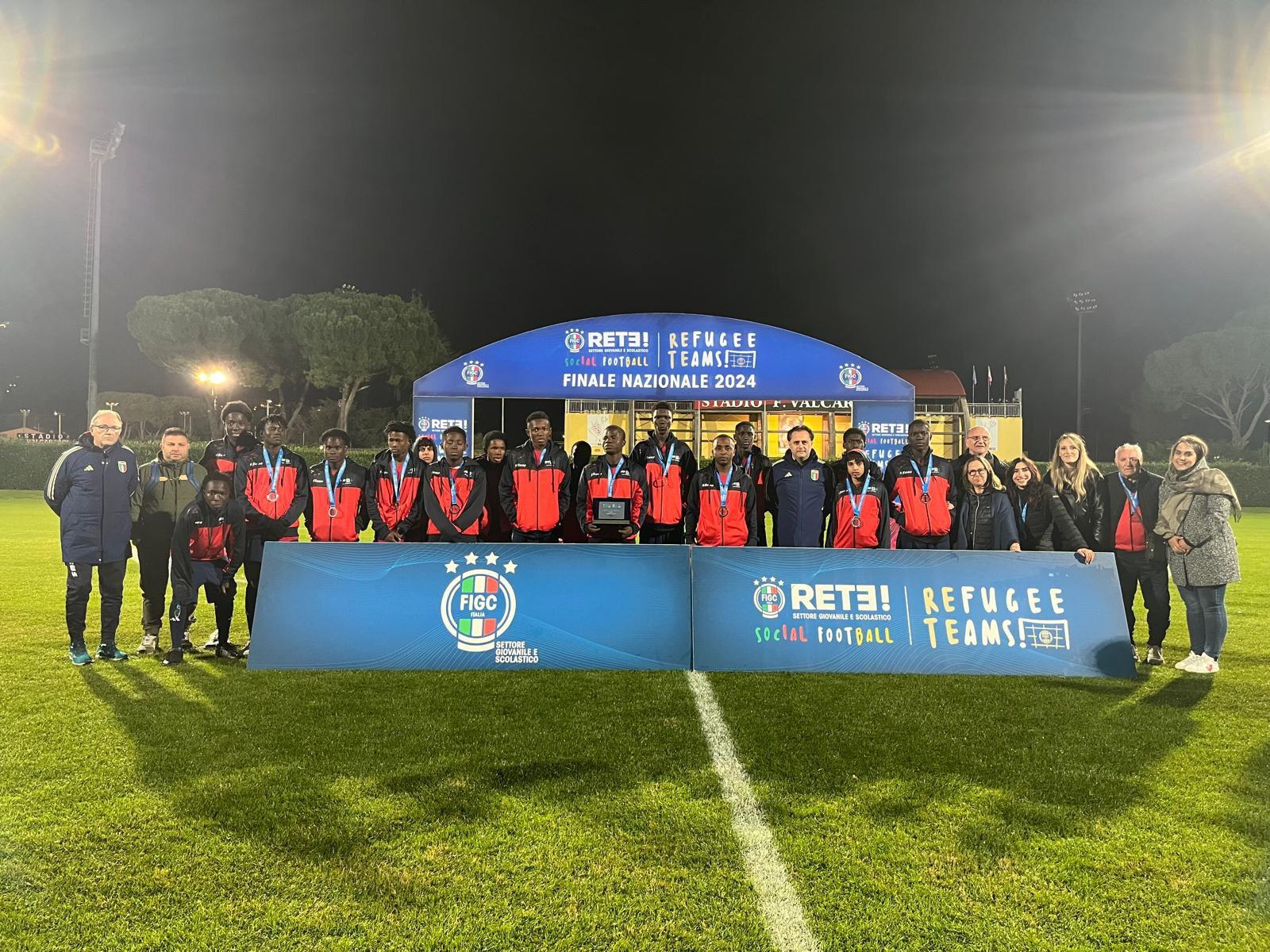 Progetto Rete! FIGC, i ragazzi del centro SAI di San Sostene-Davoli conquistano il secondo posto alla finale nazionale di Coverciano