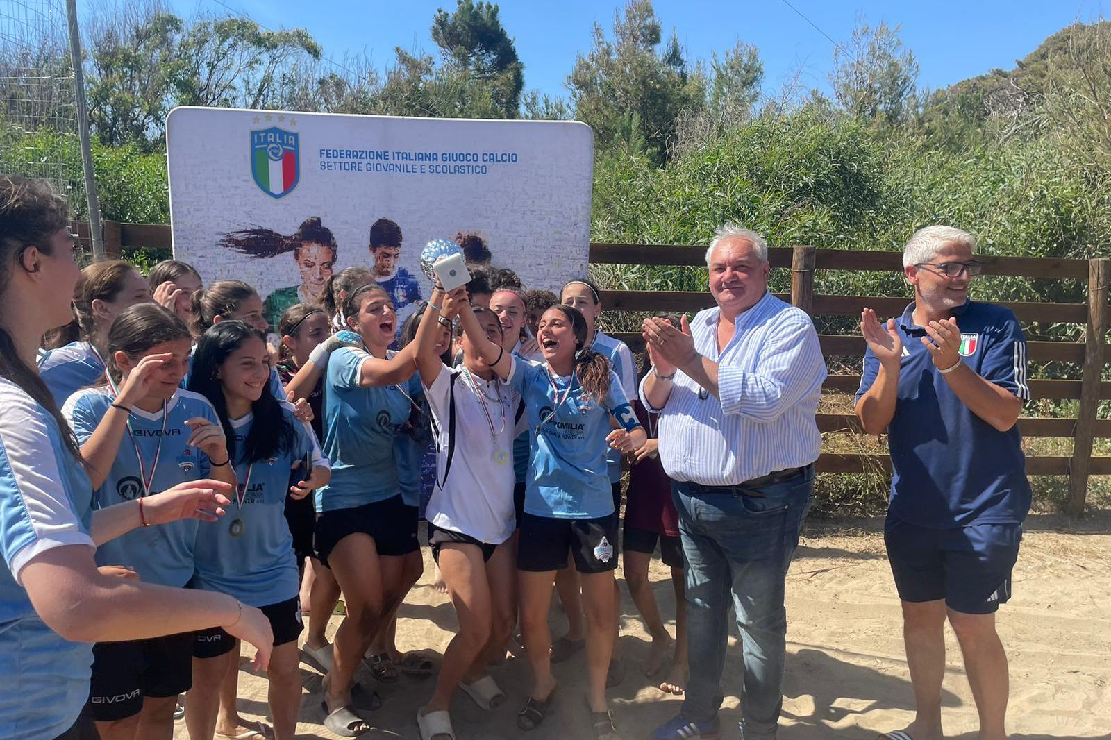 Galatea Village, il Pomigliano Femminile si aggiudica il Torneo Beach Soccer Under 15