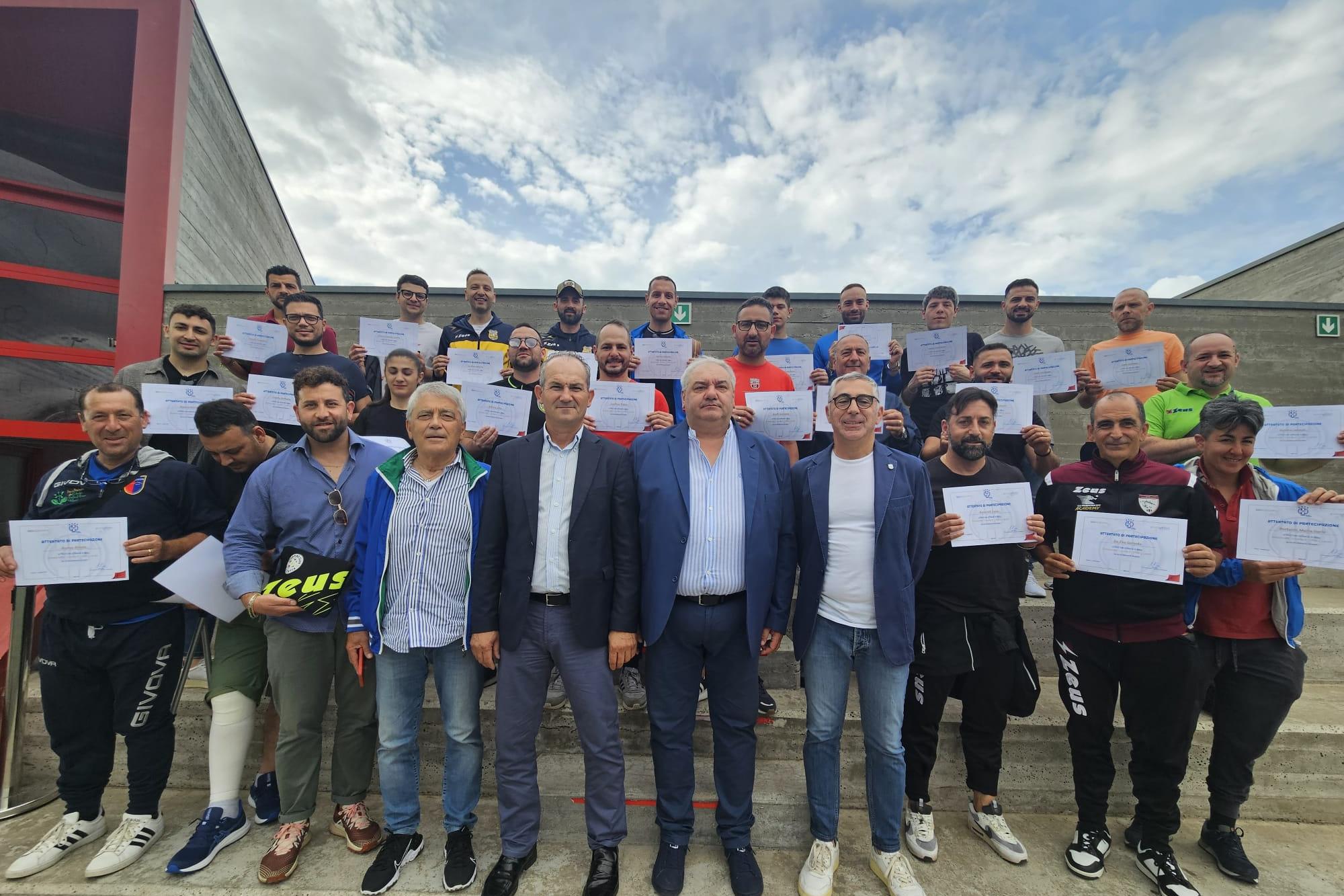 Corso Informativo Grassroots Livello E a Salerno, consegnati gli attestati ai corsisti